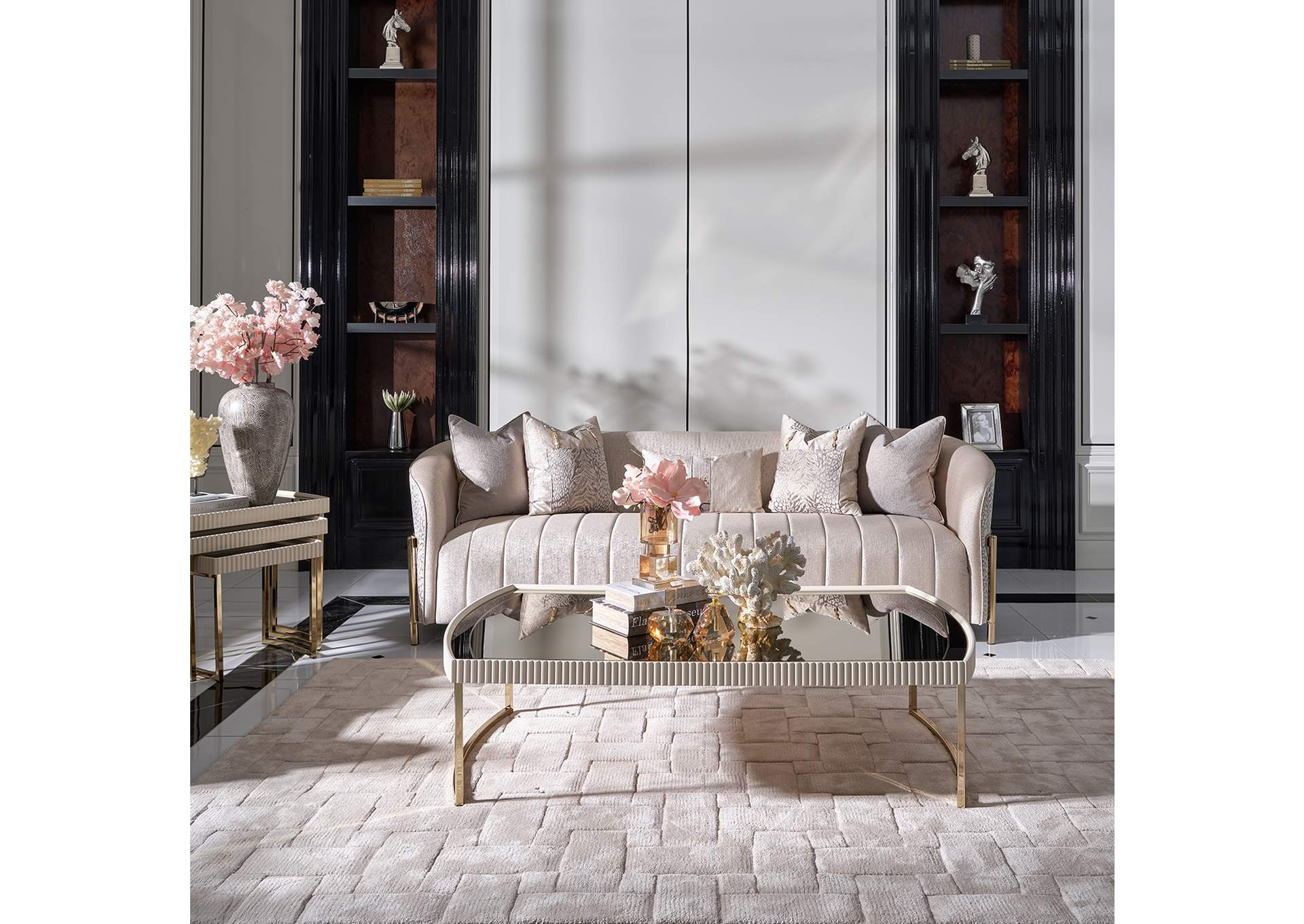 Lisbon Sofa - Opal and Gold image 6