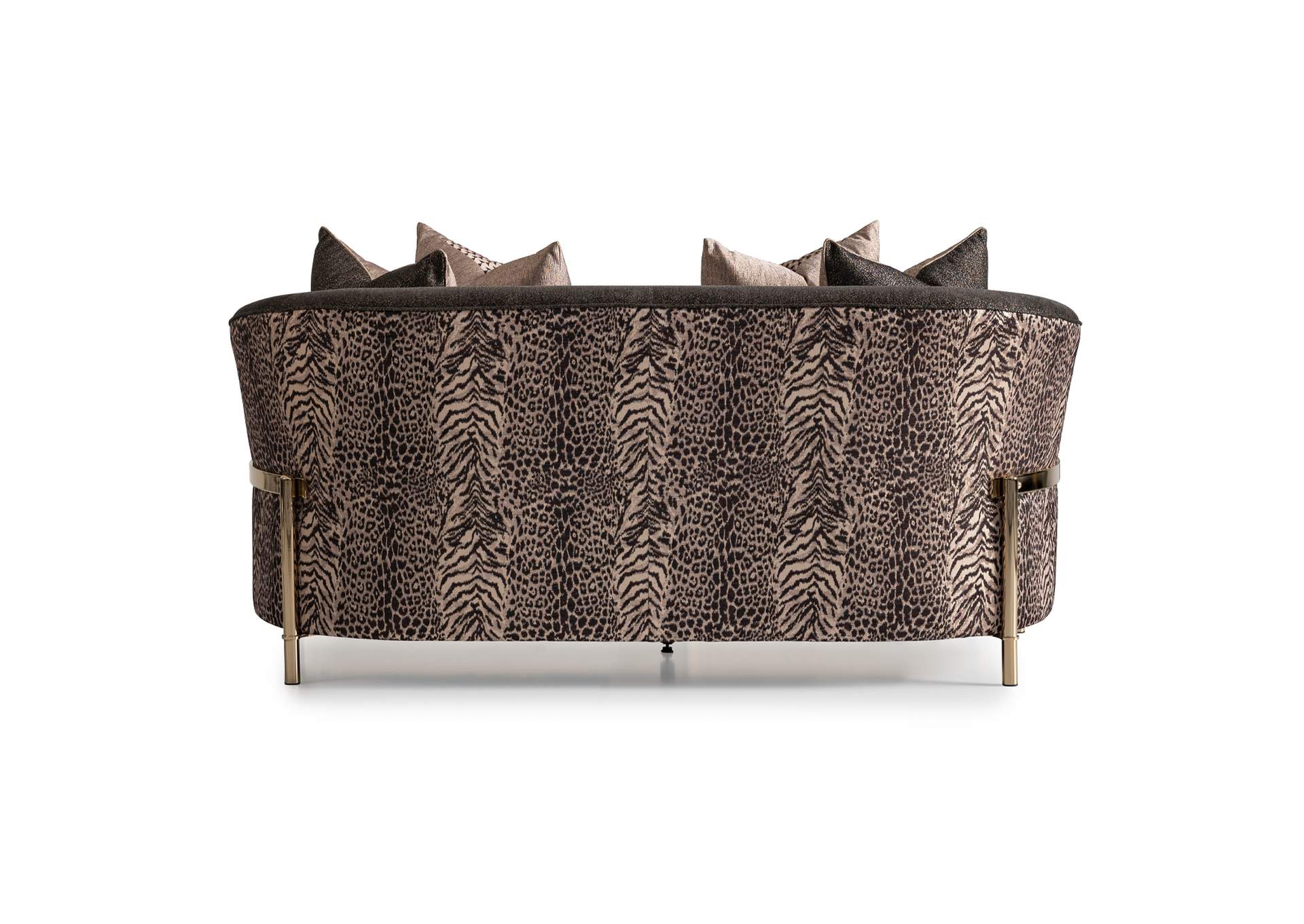 Lisbon Loveseat - Onyx and Gold image 19