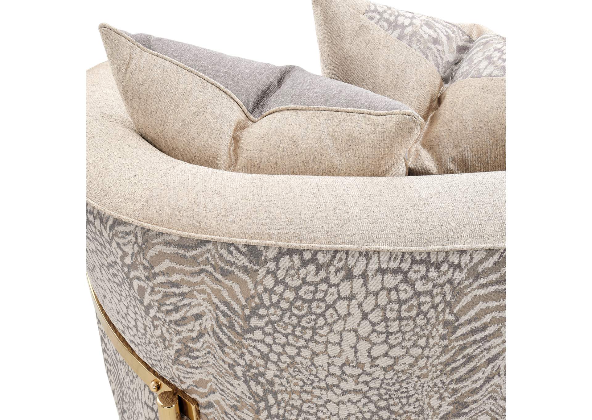 Lisbon Loveseat - Opal and Gold image 14