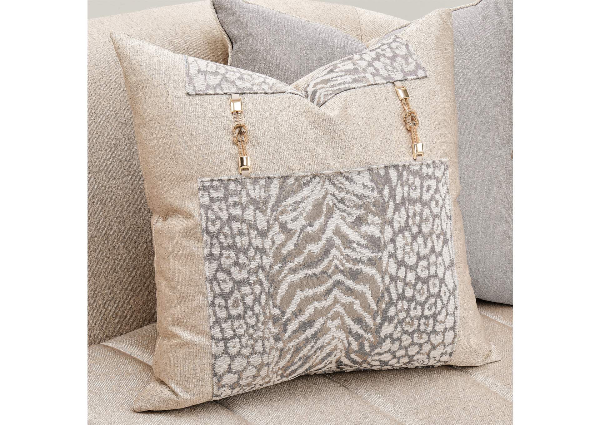 Lisbon Loveseat - Opal and Gold image 11