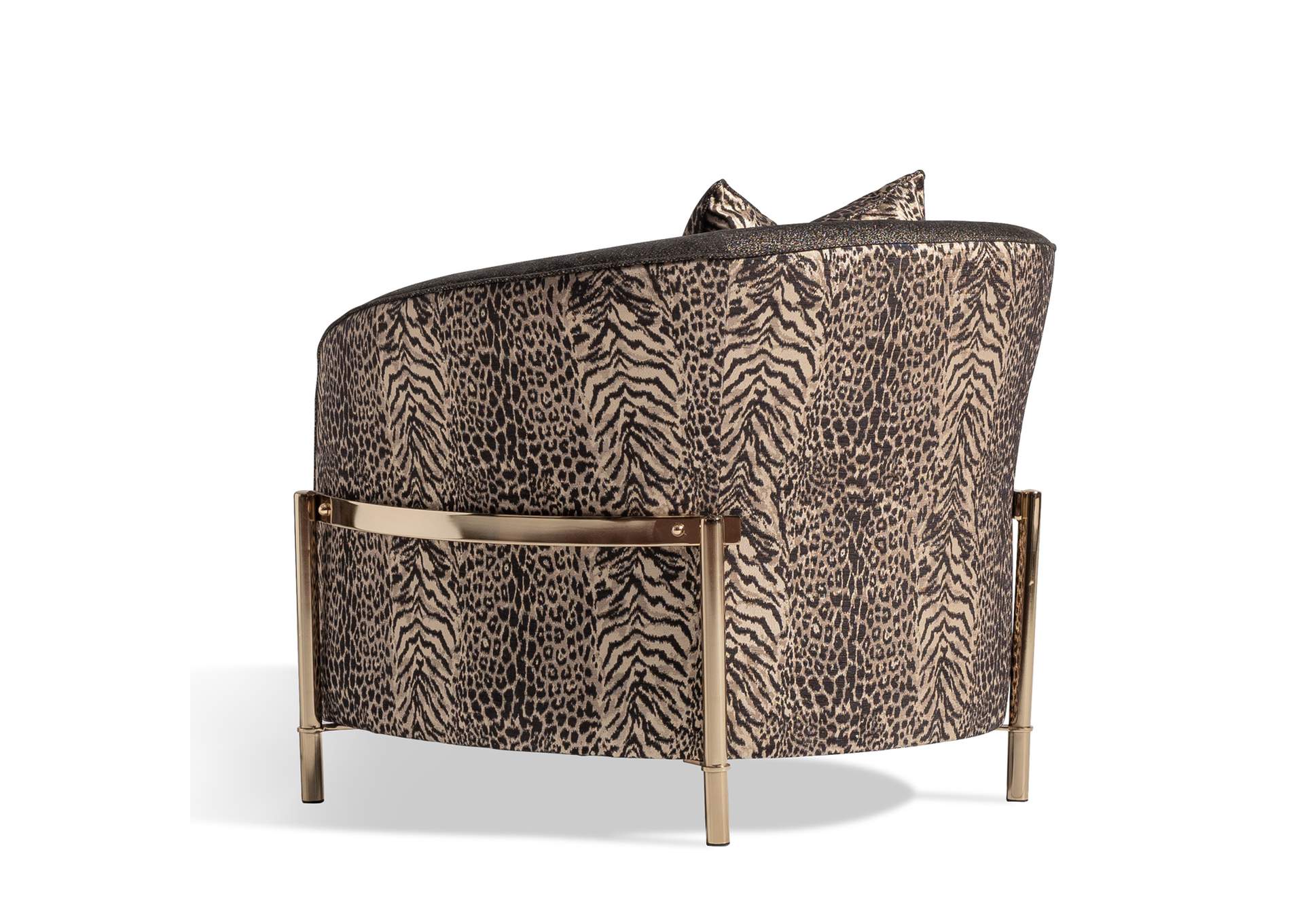 Lisbon Accent Chair - Onyx and Gold image 20