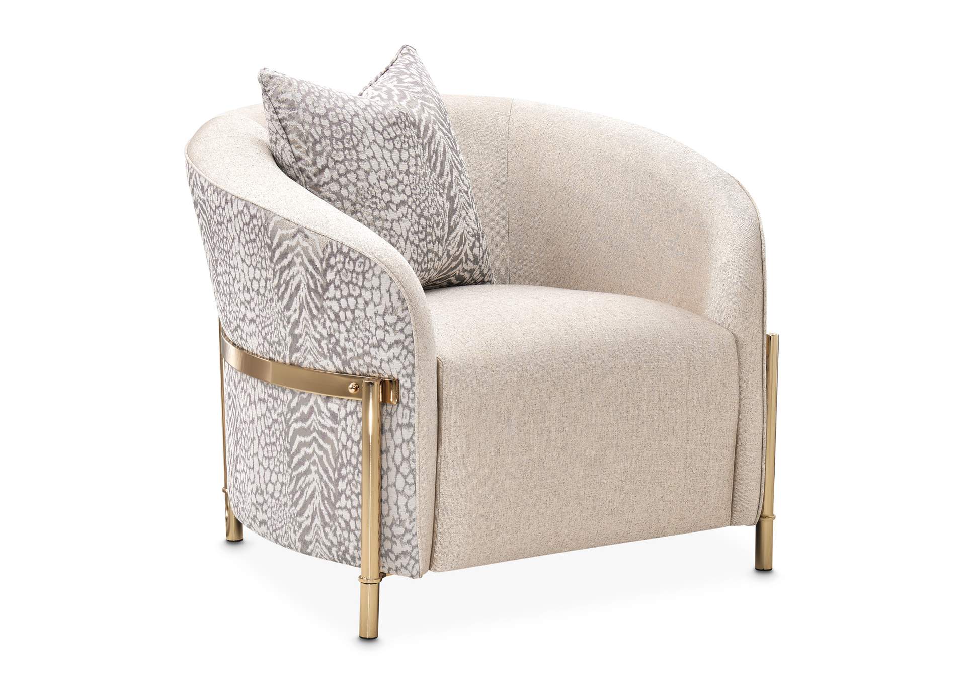Lisbon Accent Chair - Opal and Gold image 20