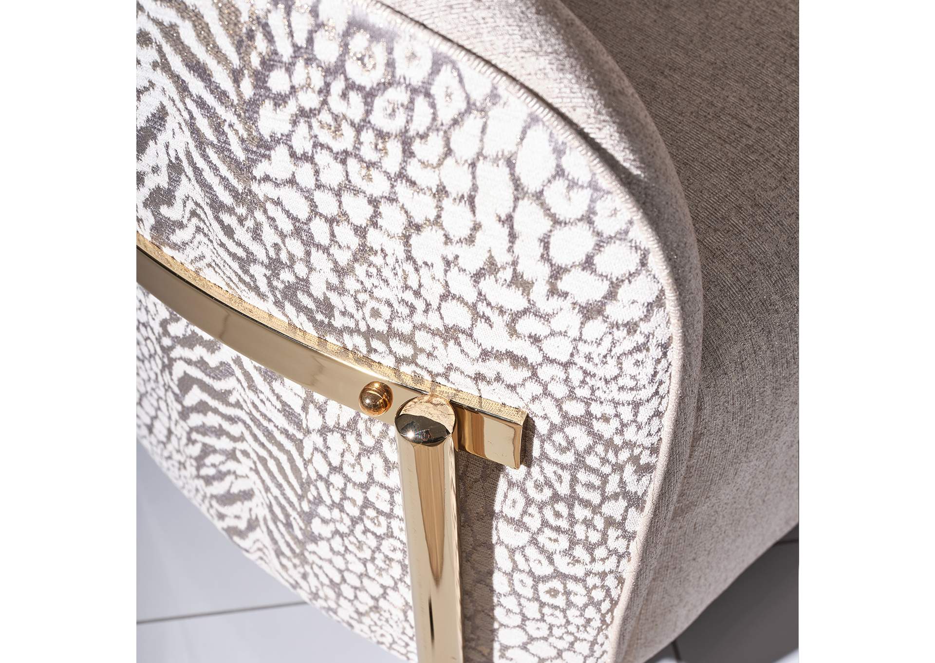 Lisbon Accent Chair - Opal and Gold image 5
