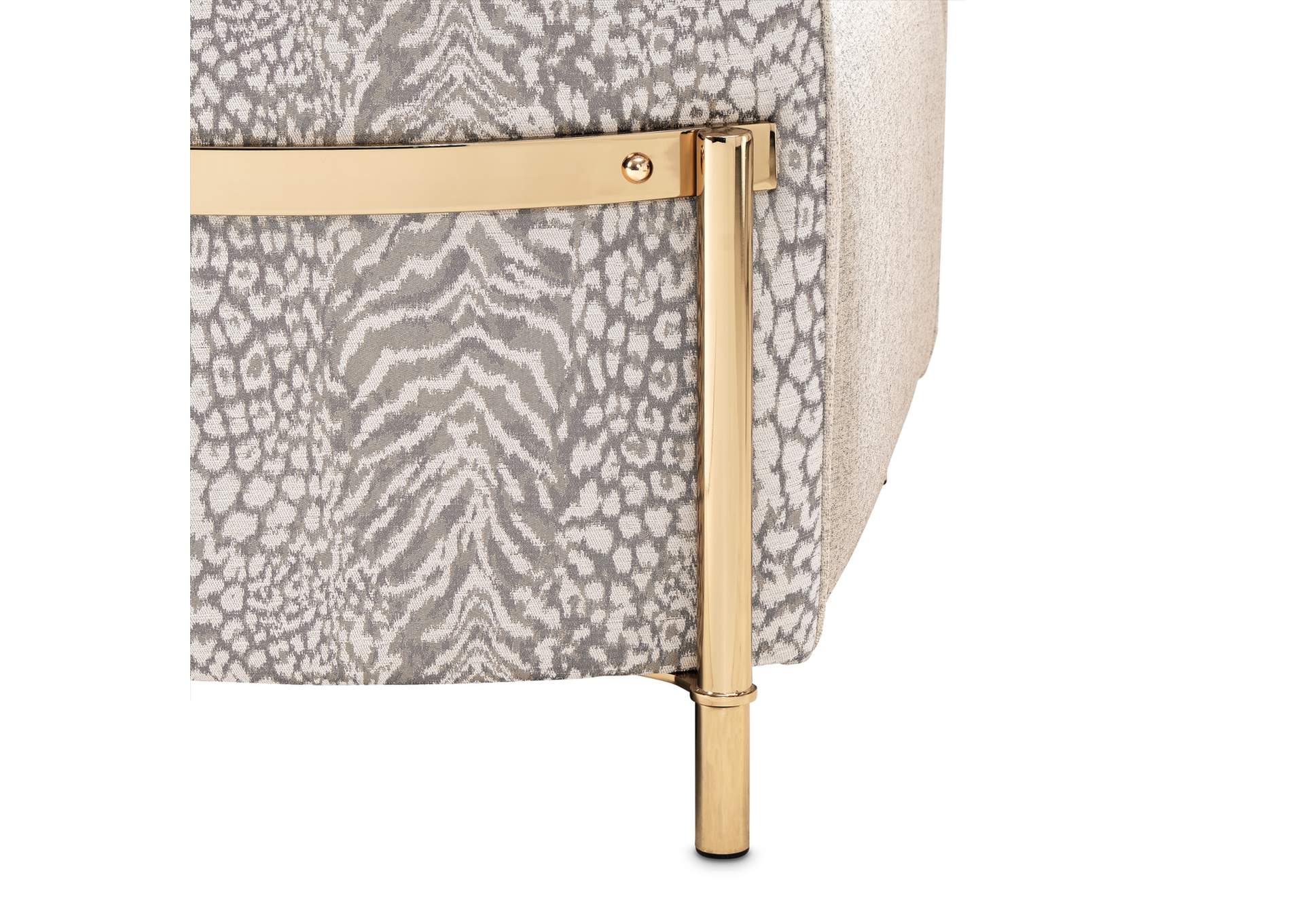 Lisbon Accent Chair - Opal and Gold image 14