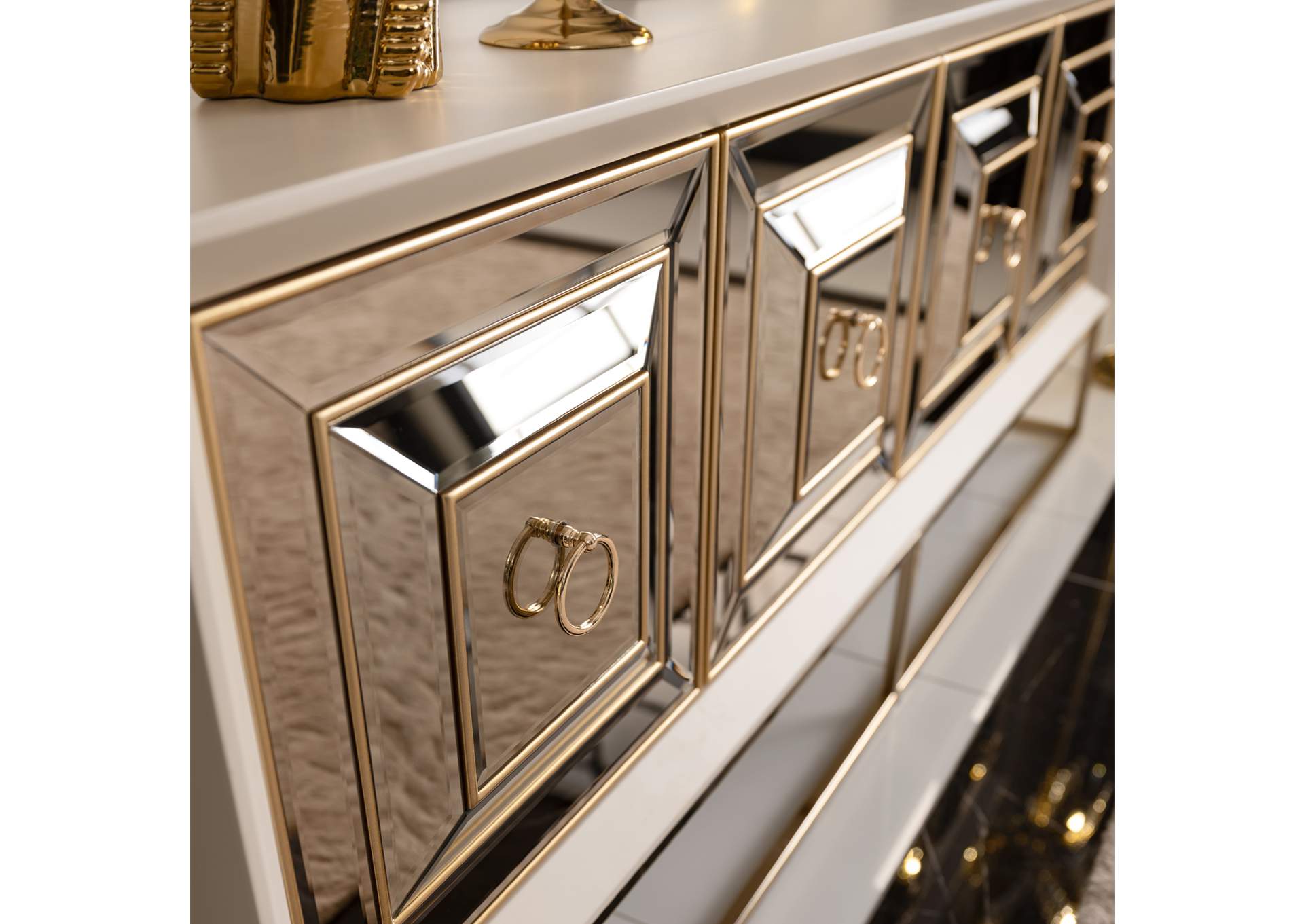 Madison Console - Glistening Gold image 7