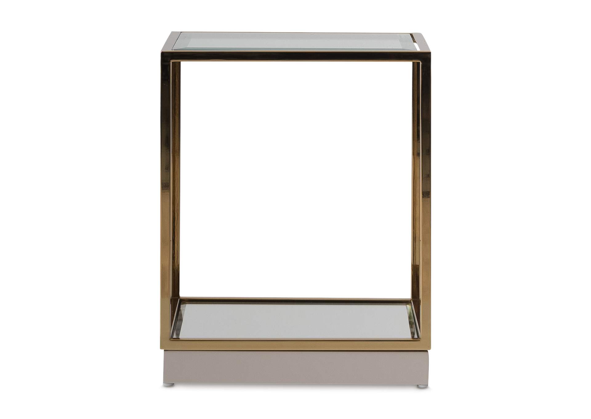 Savannah Breeze End Table - Bright Gold image 3