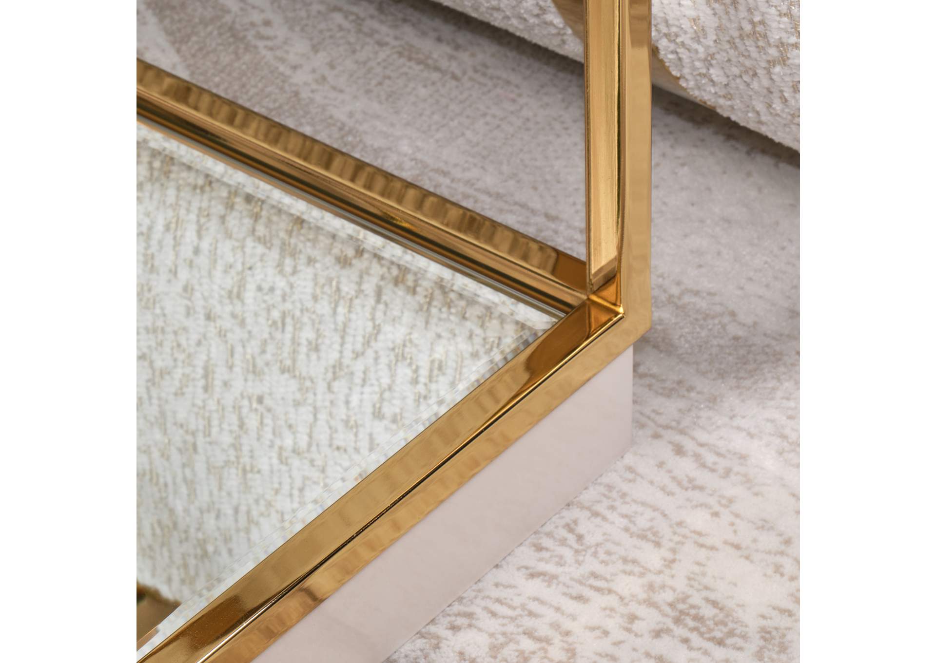 Savannah Breeze End Table - Bright Gold image 5