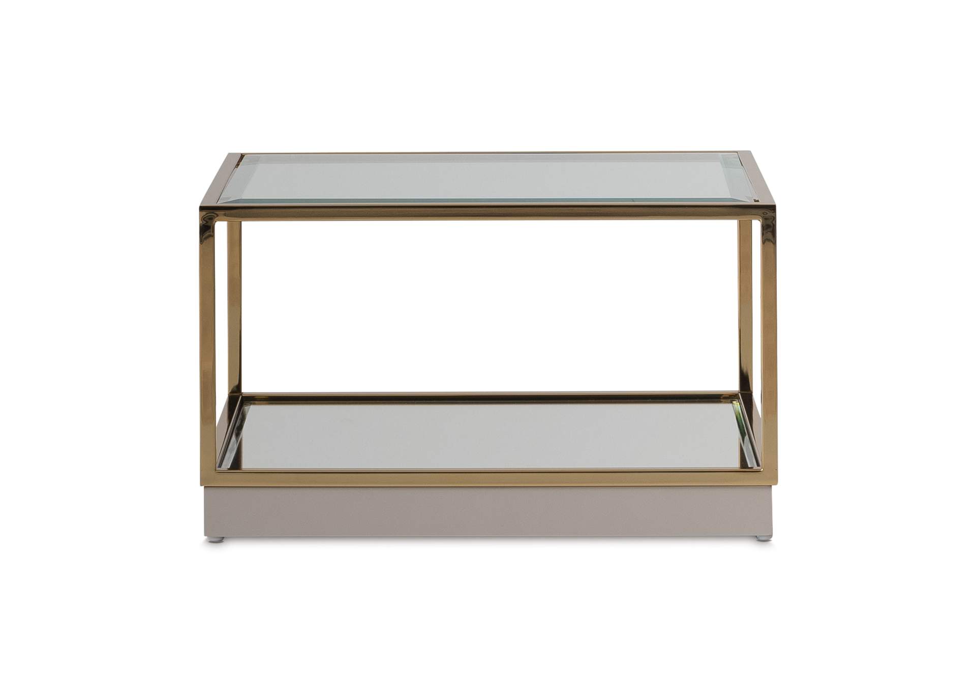 Savannah Breeze Short Cocktail Table - Bright Gold image 3