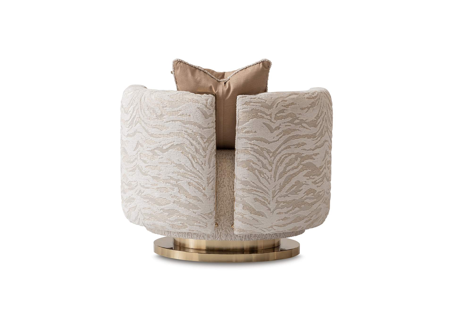 Savannah Breeze Swivel Chair - Cashmere and Bright Gold image 3
