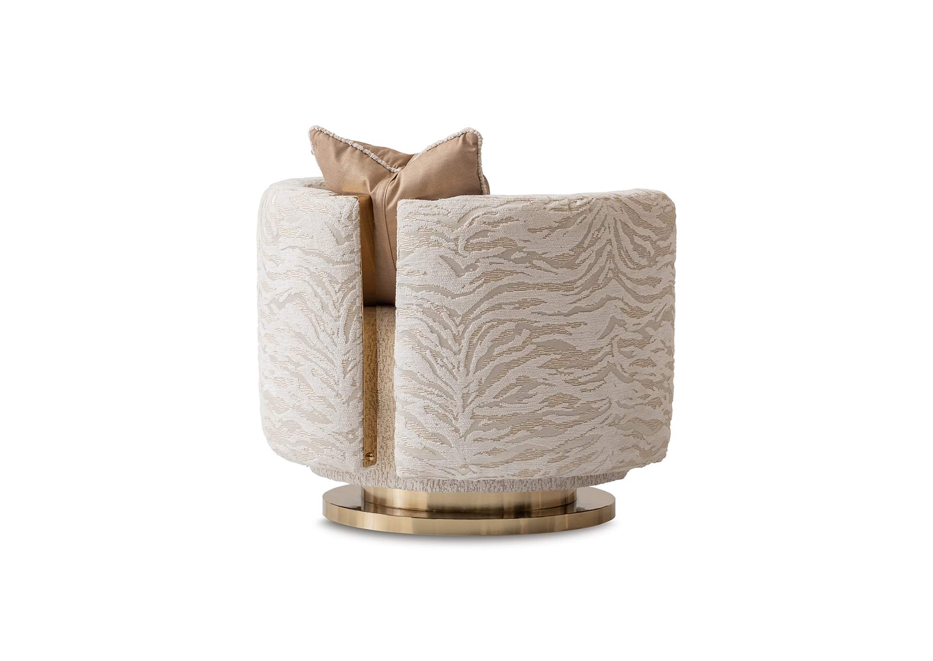 Savannah Breeze Swivel Chair - Cashmere and Bright Gold image 4