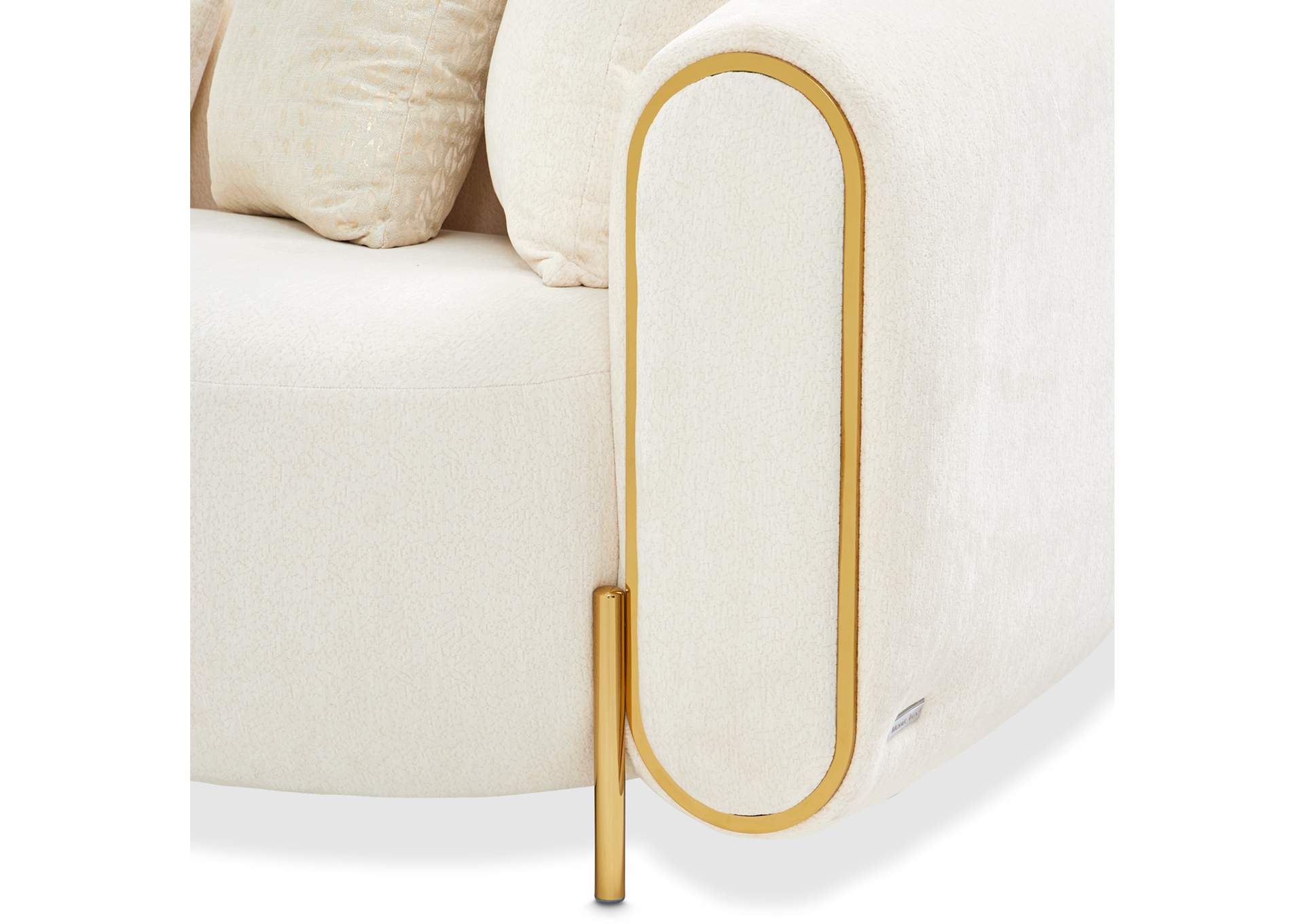 Sassani Sofa - Crepe and Gold image 12
