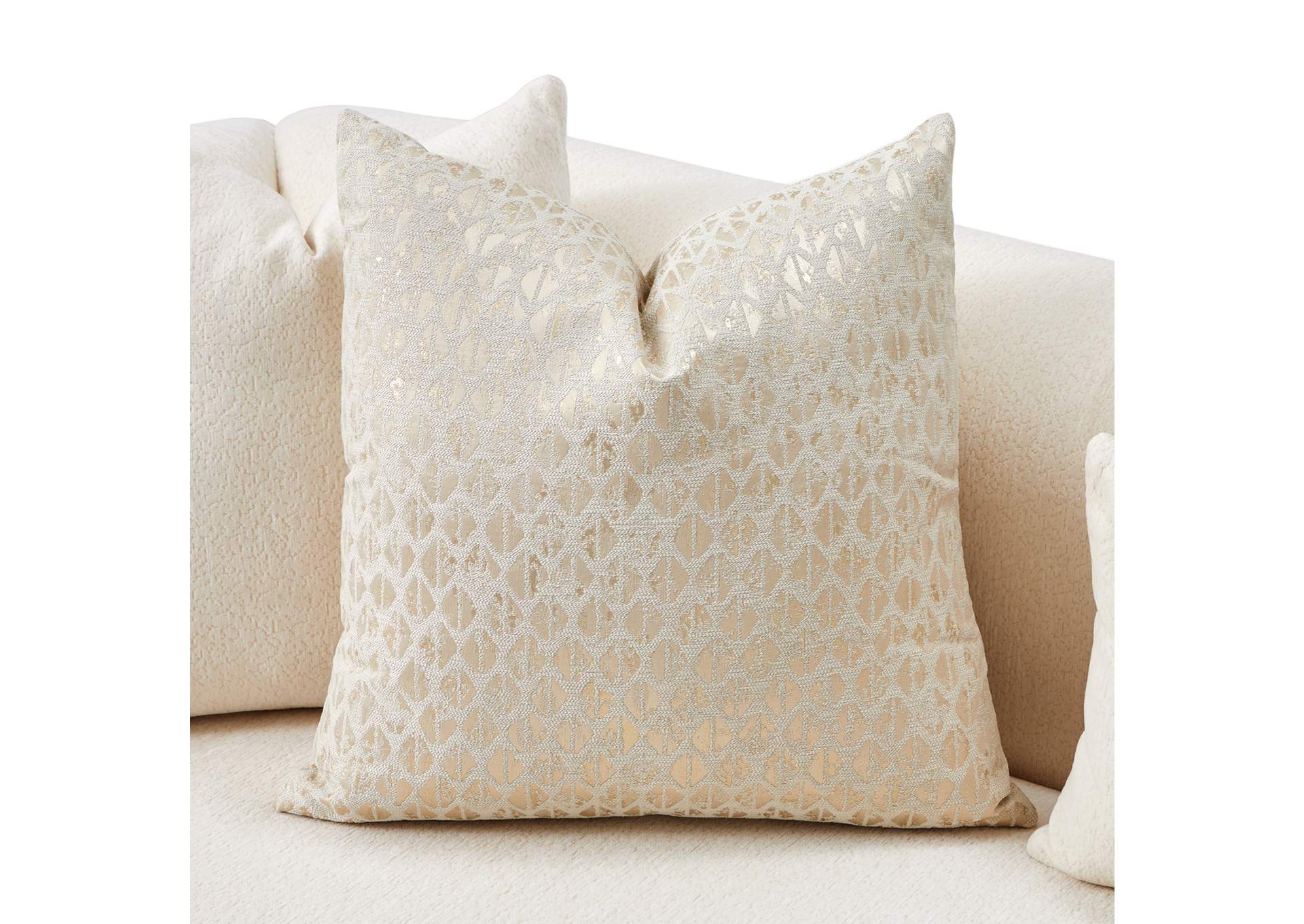 Sassani Loveseat - Crepe and Gold image 9