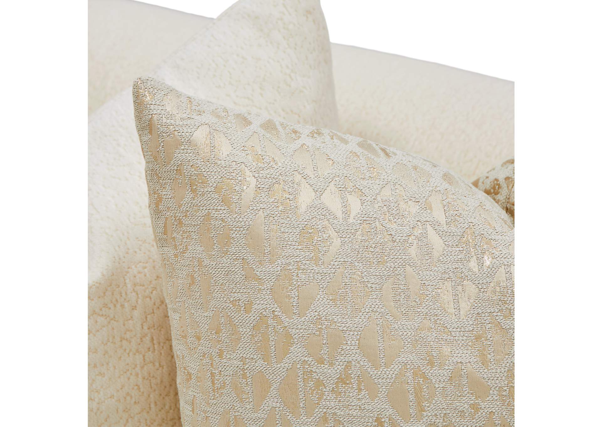 Sassani Loveseat - Crepe and Gold image 8