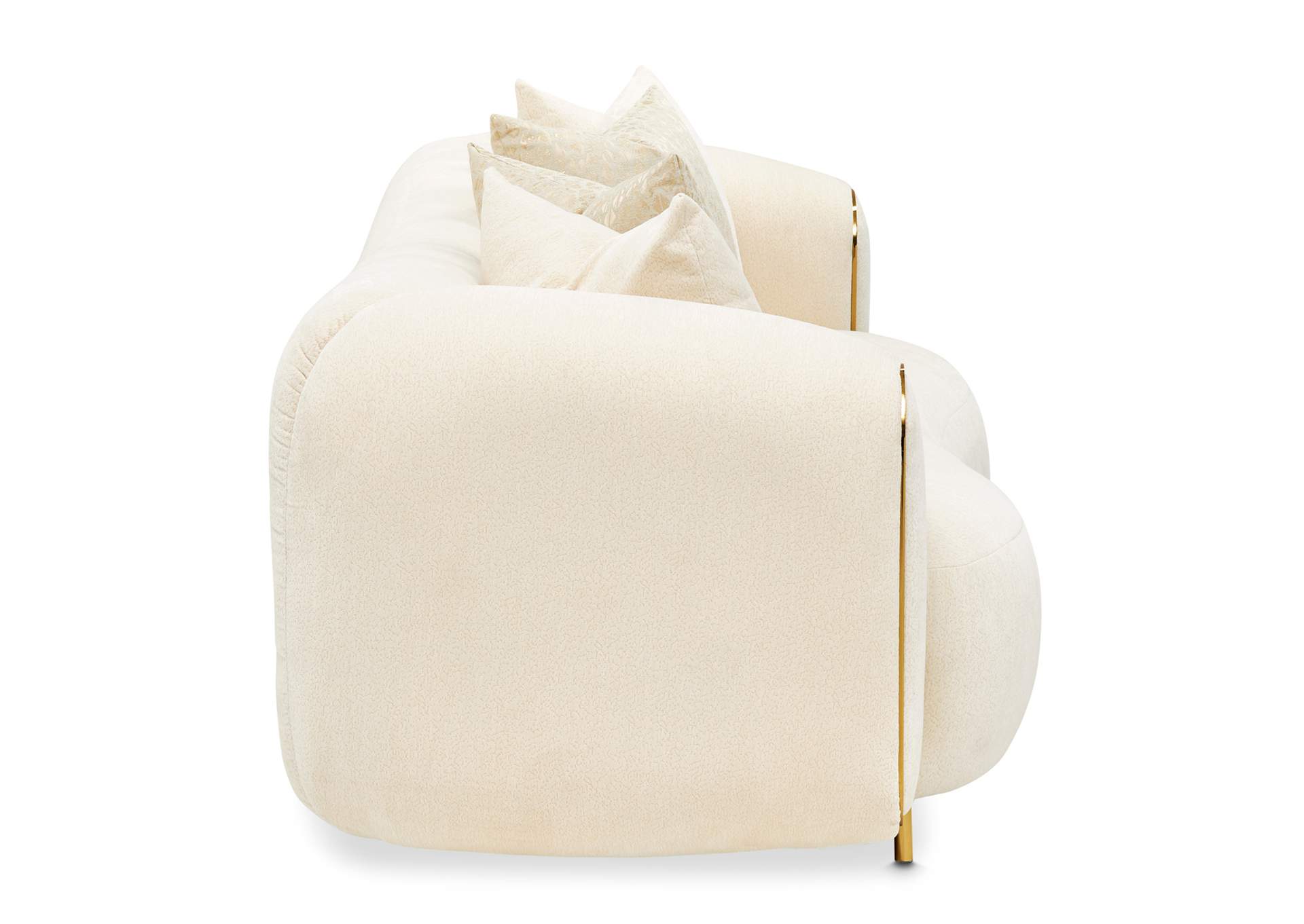 Sassani Loveseat - Crepe and Gold image 19