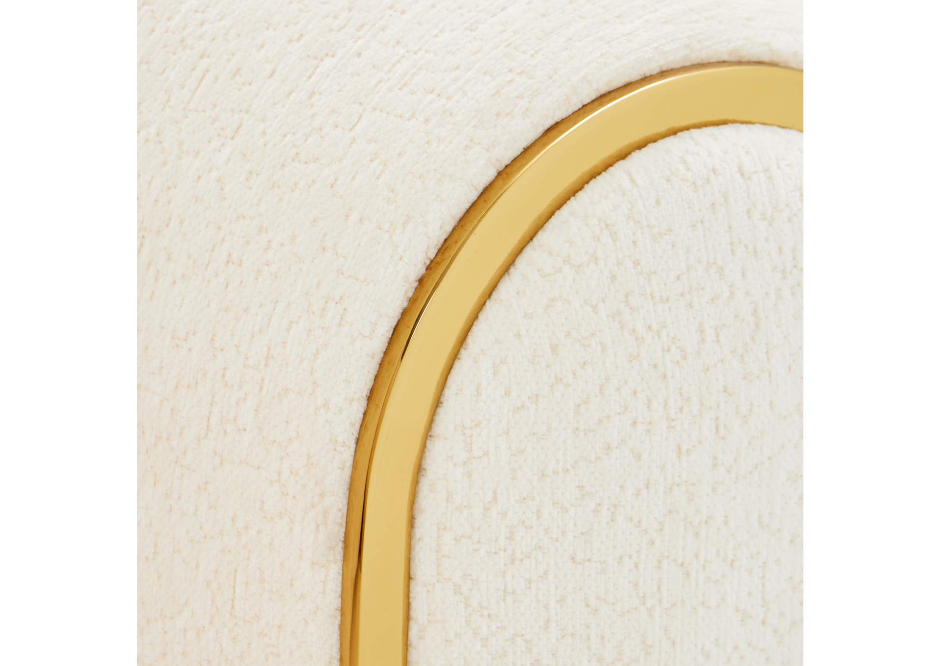 Sassani Loveseat - Crepe and Gold image 3