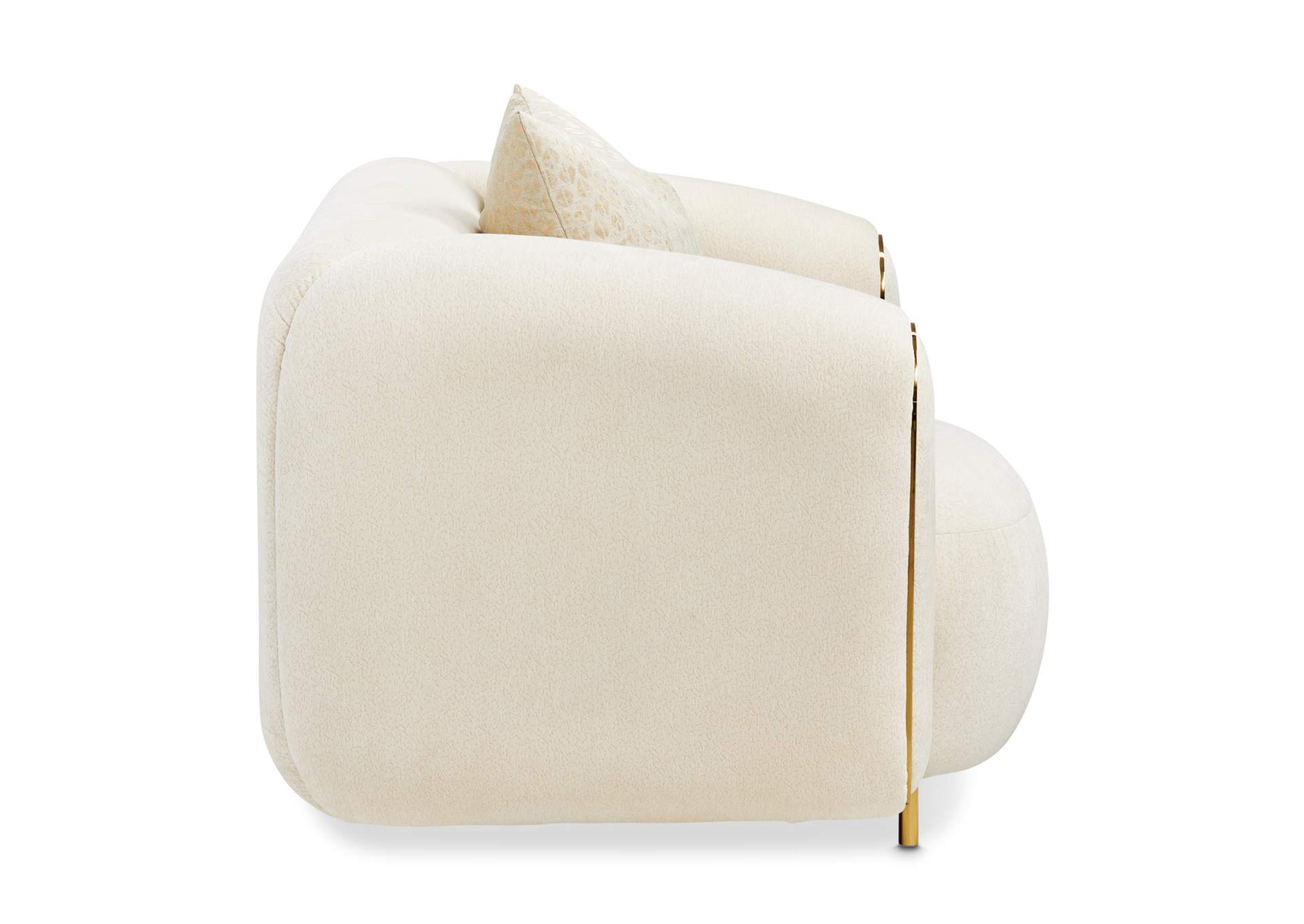 Sassani Accent Chair - Crepe and Gold image 5