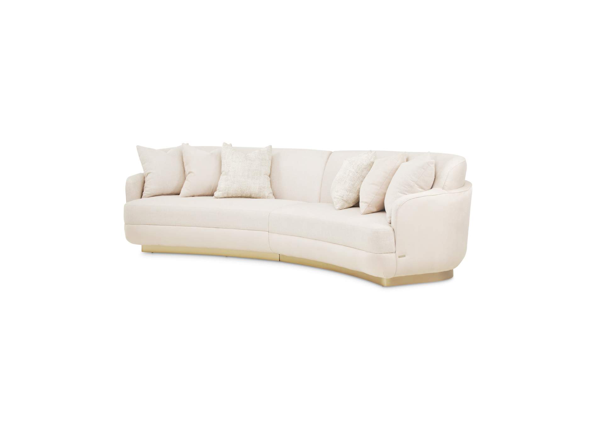Aurora 2-Piece Sectional Sofa - Linen and Moonlight image 1