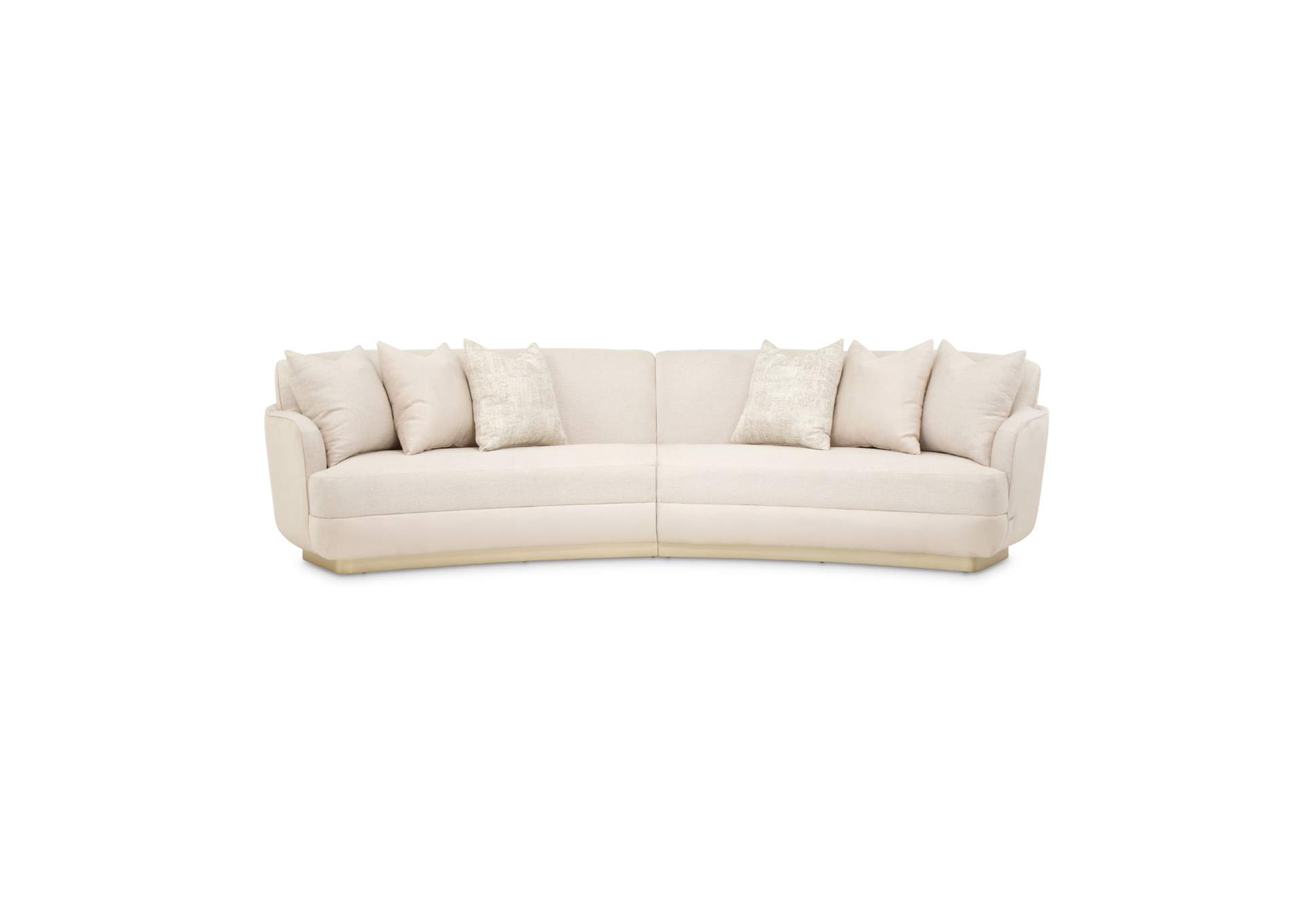 Aurora 2-Piece Sectional Sofa - Linen and Moonlight image 3