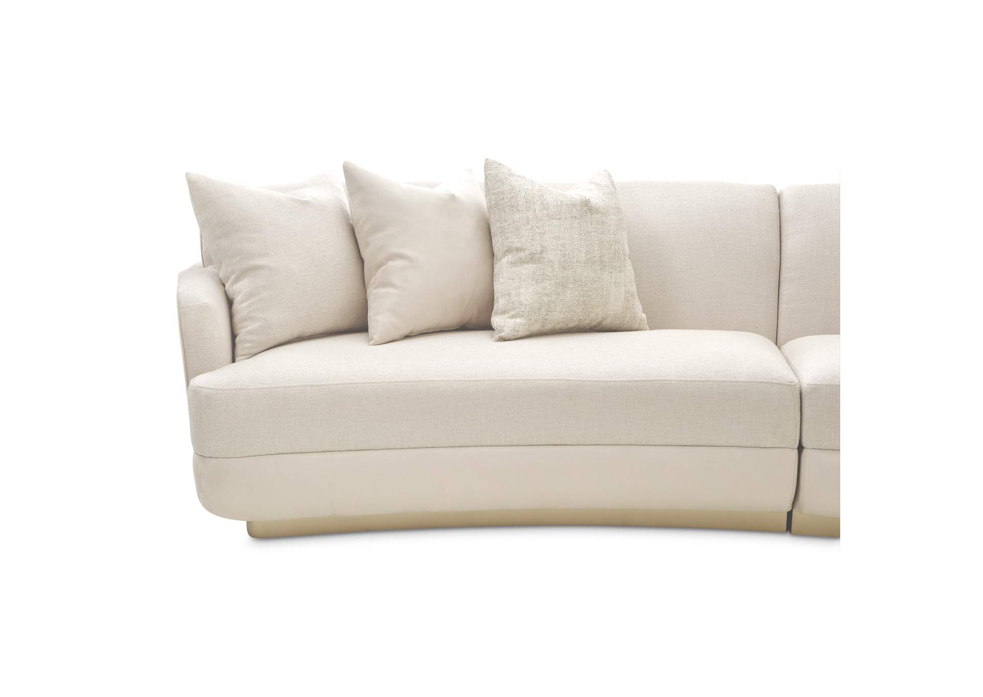 Aurora 2-Piece Sectional Sofa - Linen and Moonlight image 4