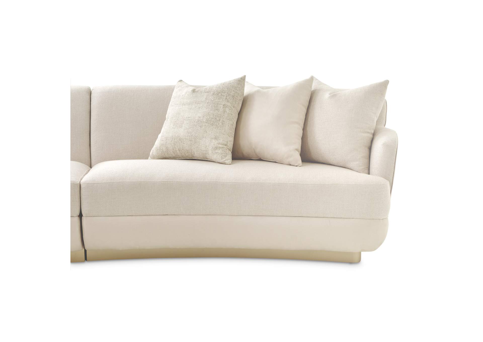 Aurora 2-Piece Sectional Sofa - Linen and Moonlight image 5