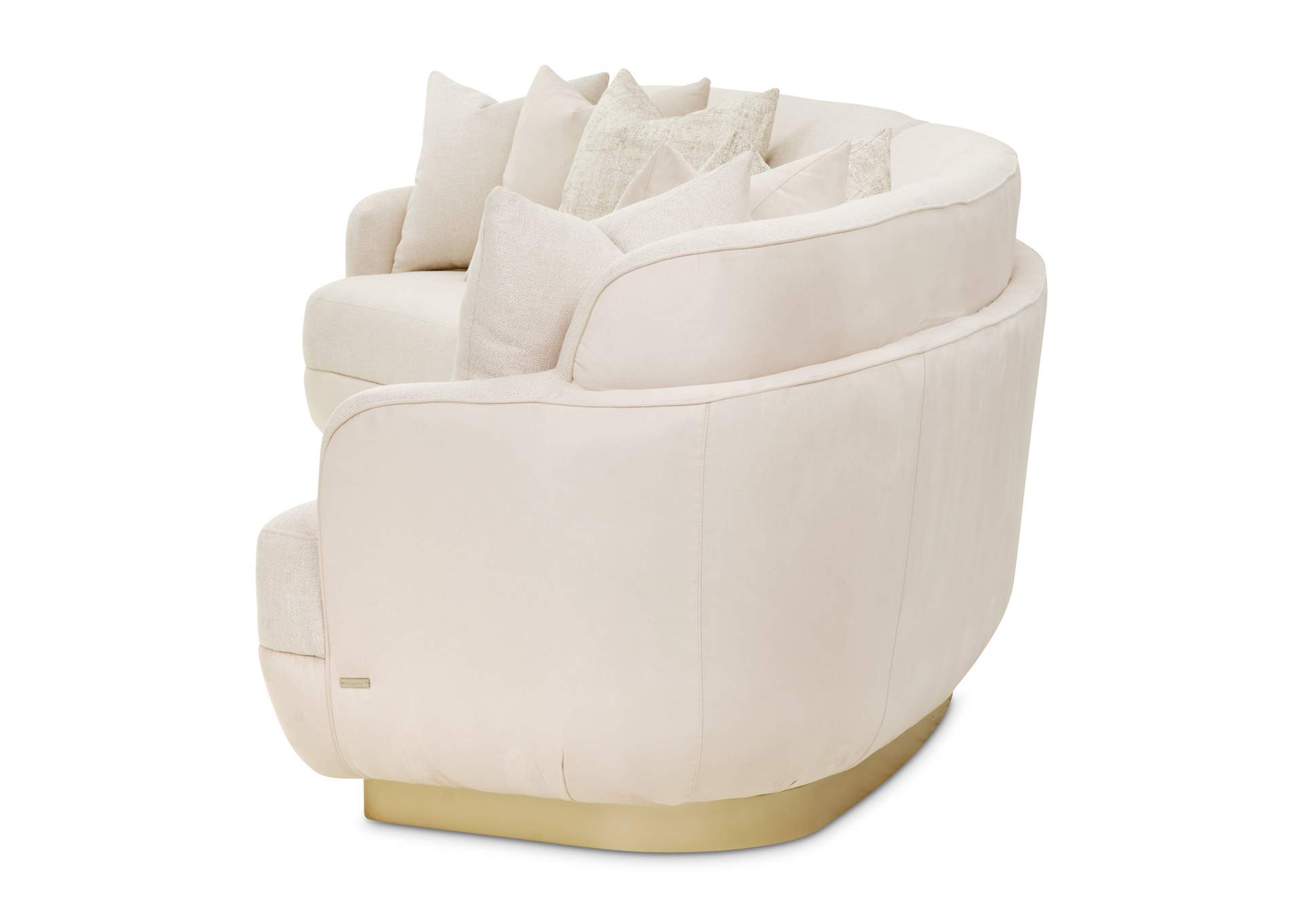 Aurora Three-Piece Sectional Sofa - Linen and Moonlight image 7