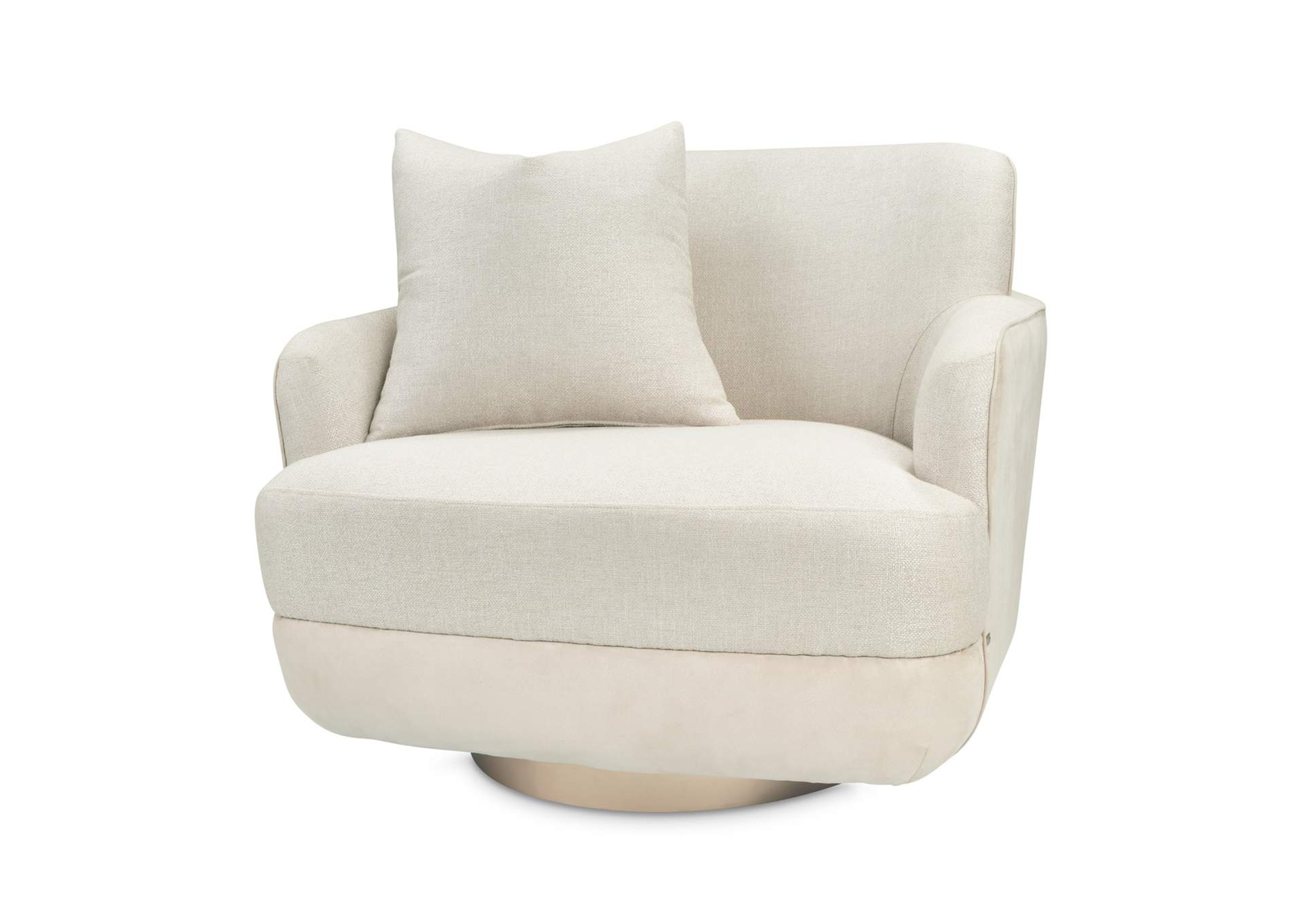 Aurora Swivel Accent Chair - Linen and Moonlight image 15