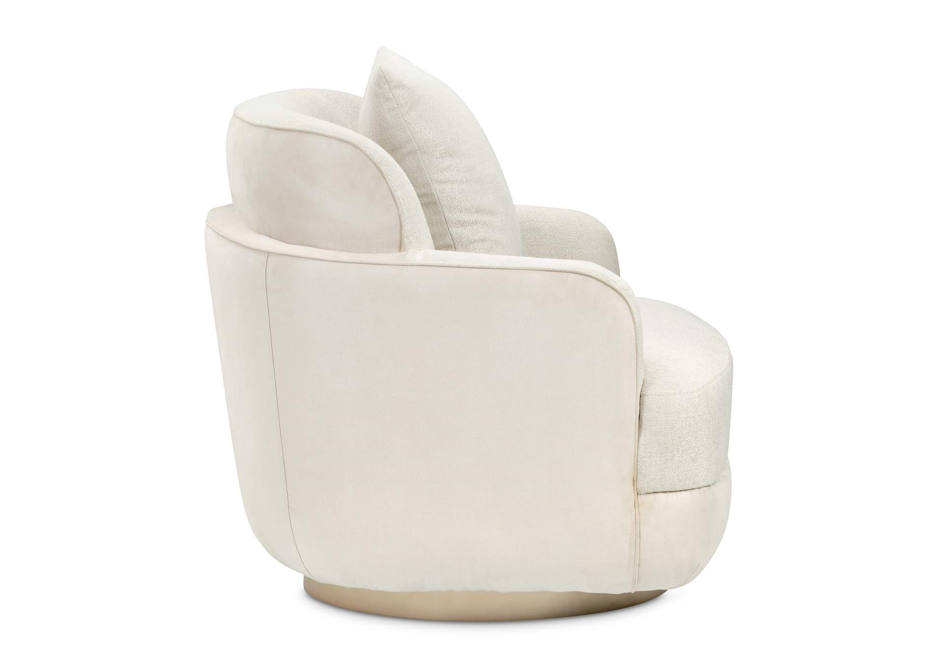 Aurora Swivel Accent Chair - Linen and Moonlight image 5