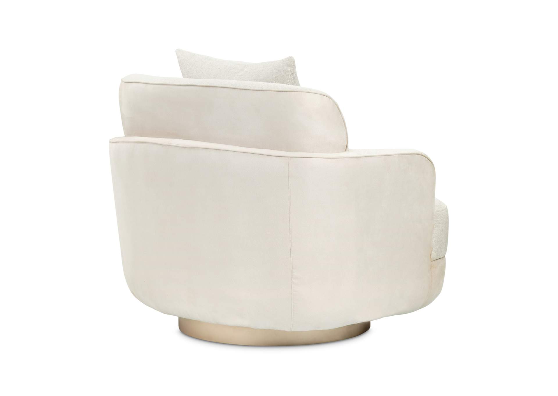 Aurora Swivel Accent Chair - Linen and Moonlight image 6