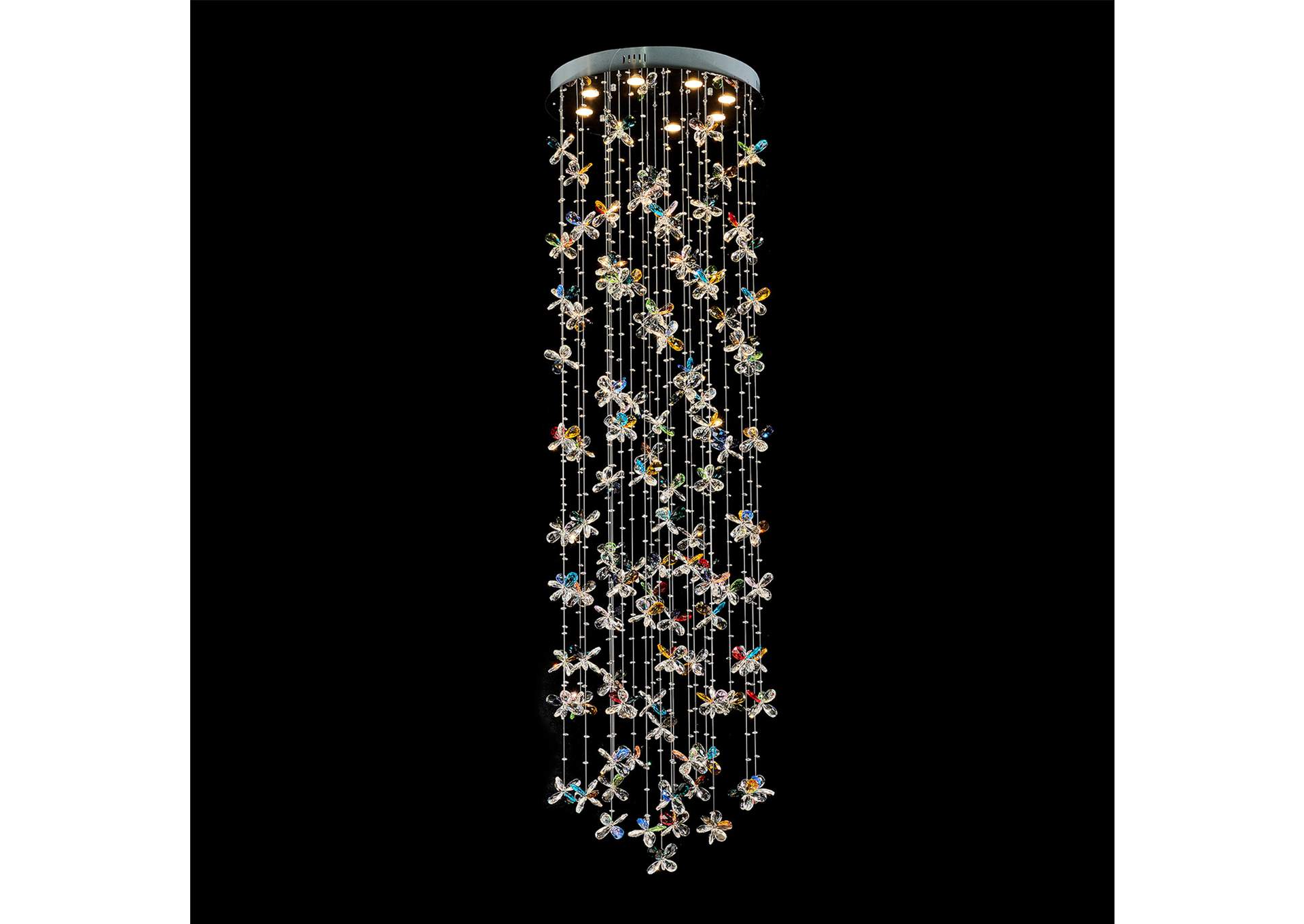 Wings of Color Chandelier