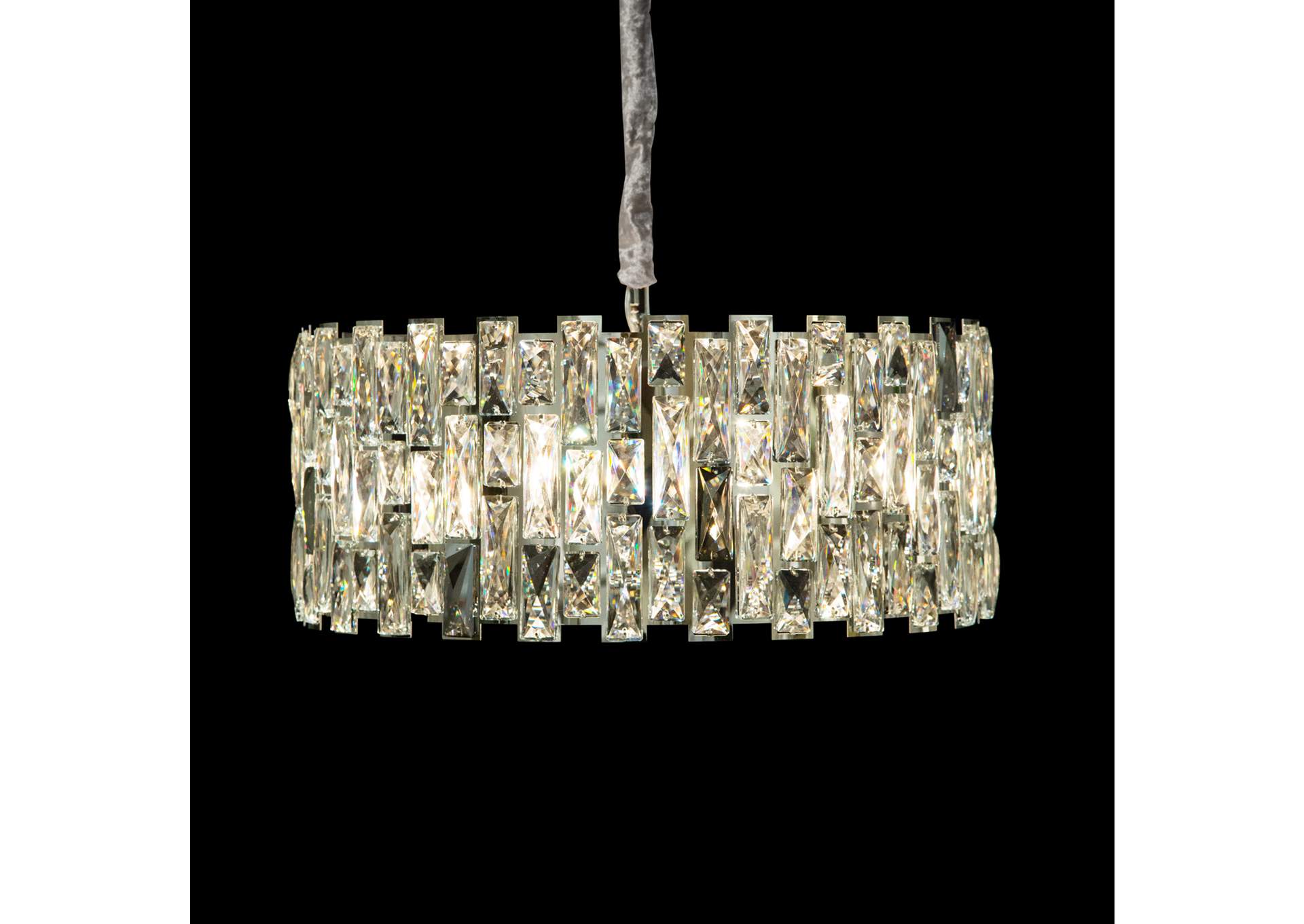 Baguette Eight-Light Chandelier image 1