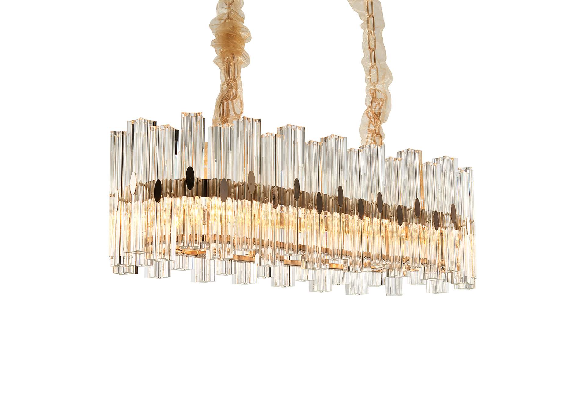 Balcony Ten-Light Oblong Chandelier image 3