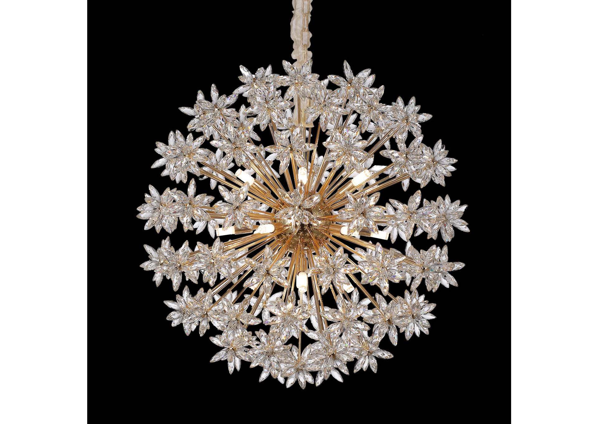 Bouquet 1 Eight-Light Round Chandelier image 1