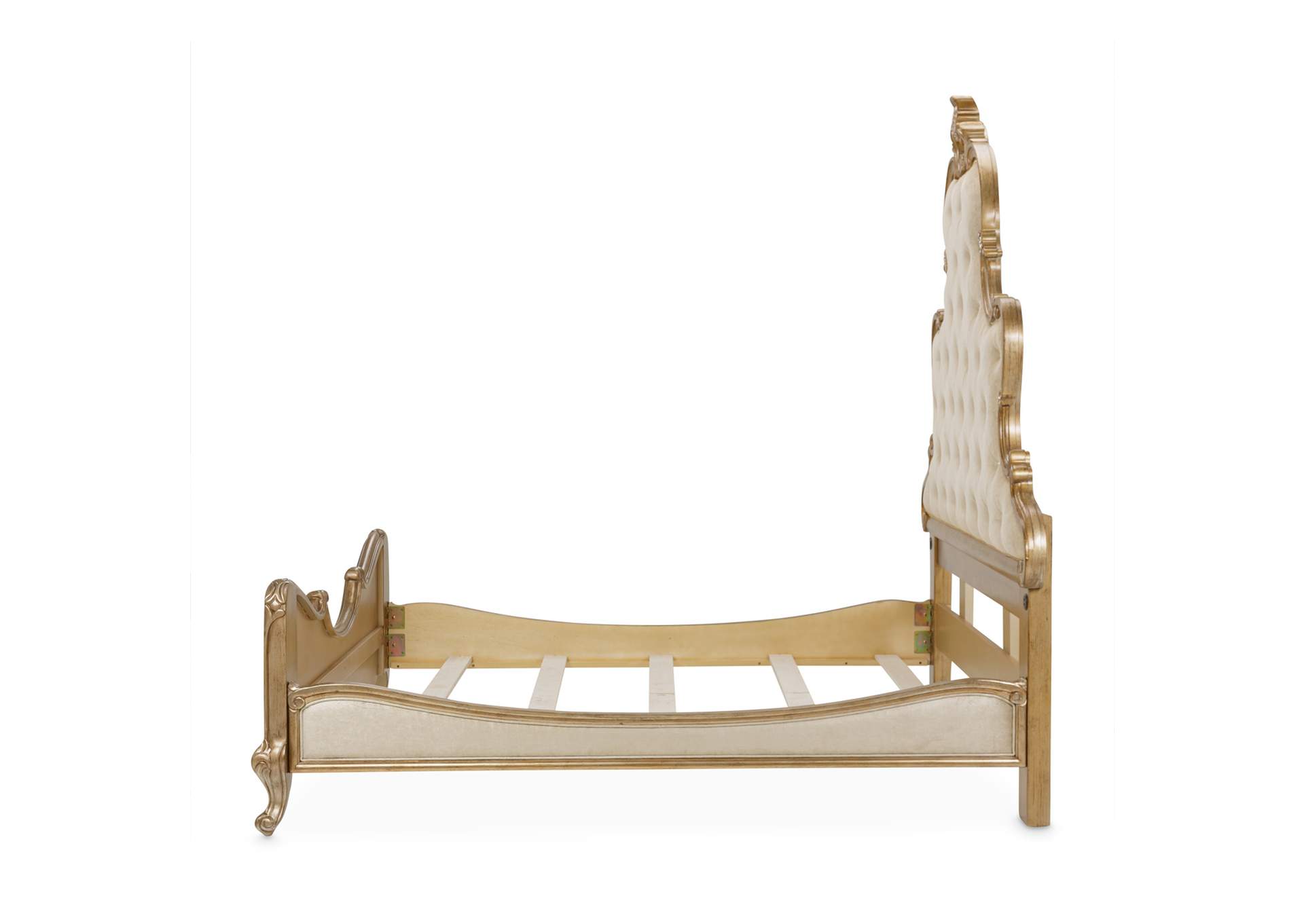 Platine de Royale California King Panel Bed - Antique Platinum image 5