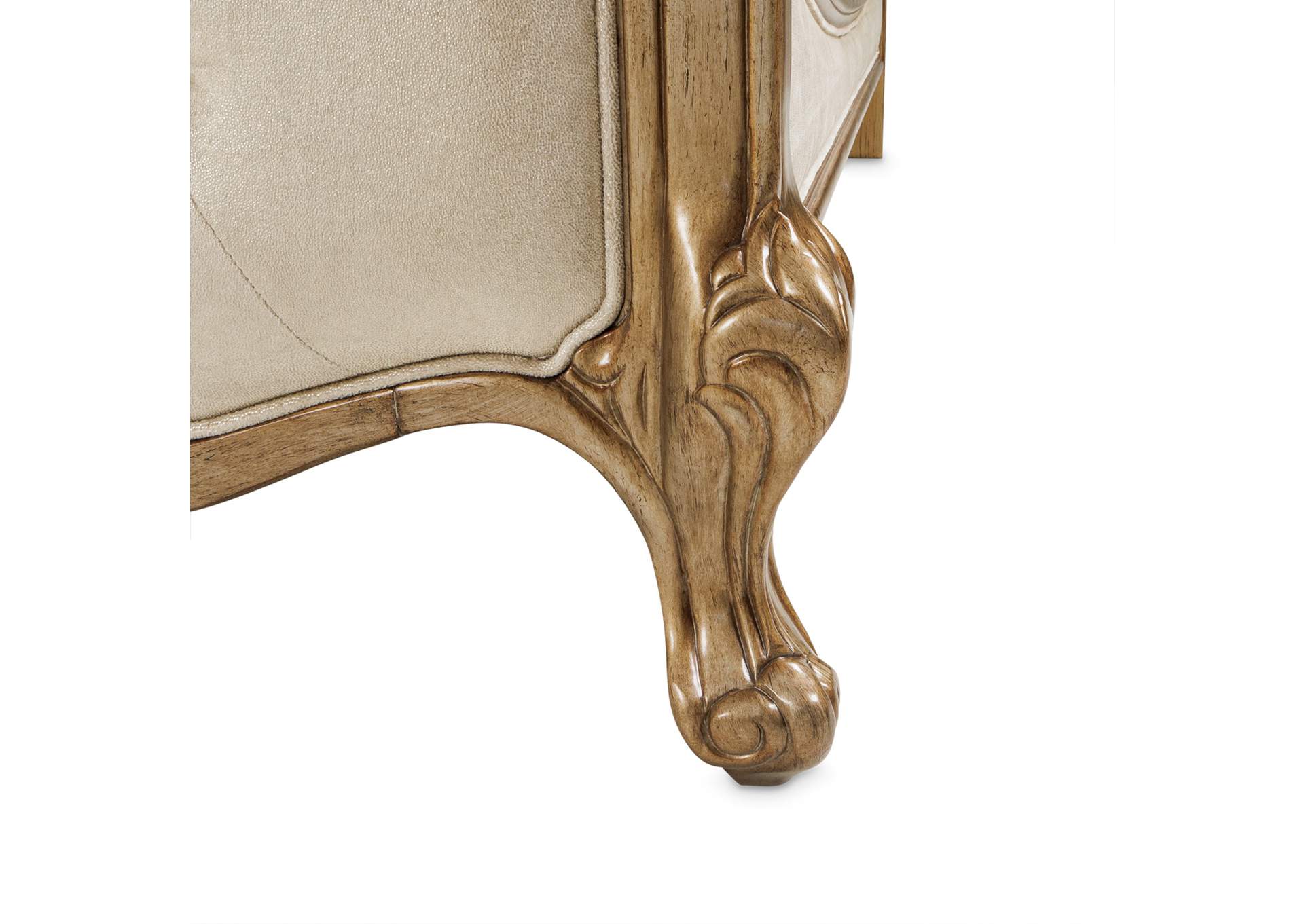 Platine de Royale California King Panel Bed - Antique Platinum image 8