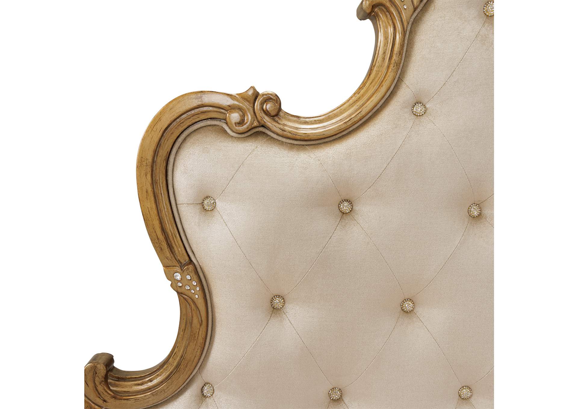 Platine de Royale California King Panel Bed - Antique Platinum image 13