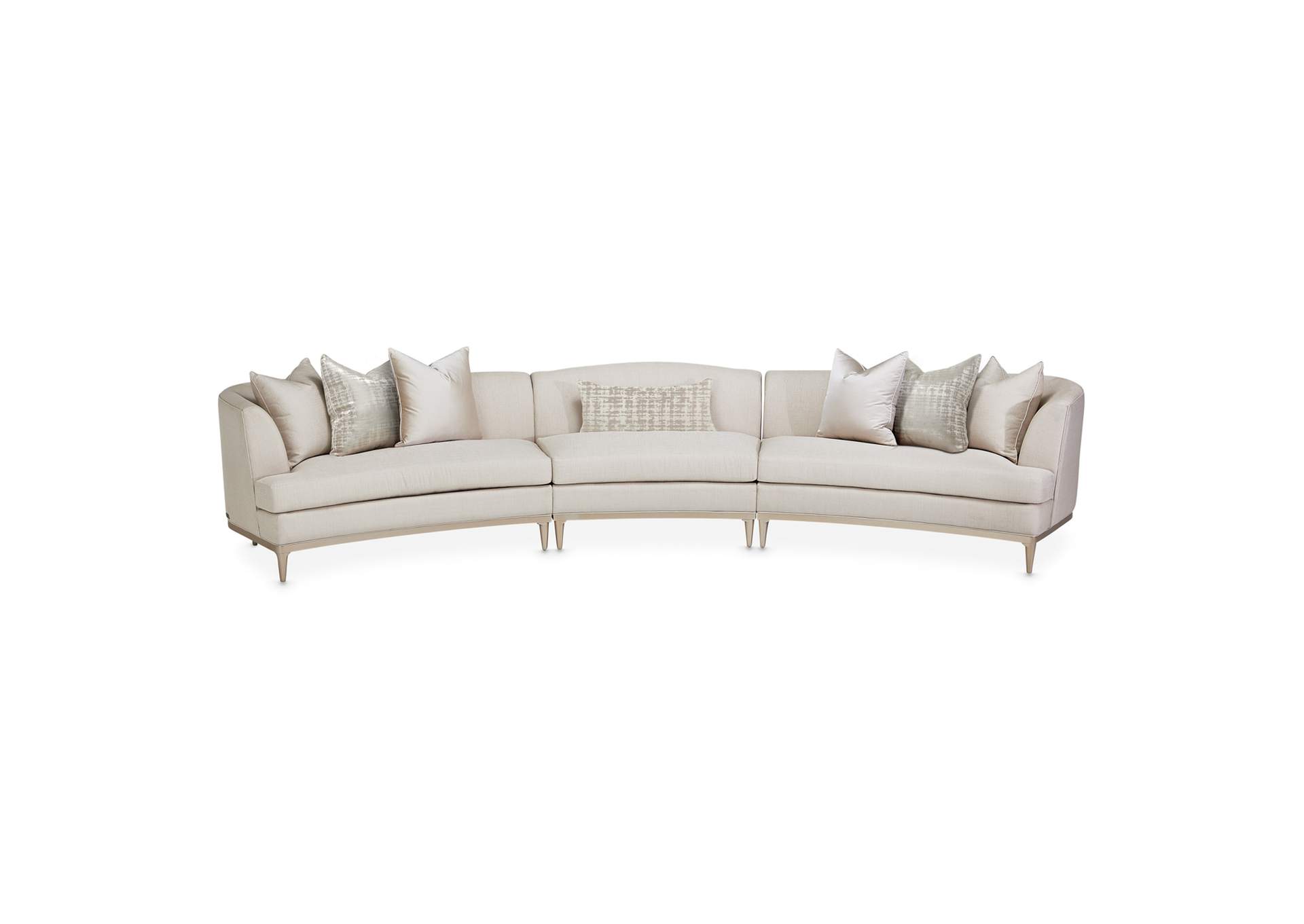 Malibu Crest Three-Piece Sofa - Pearl and Chardonnay image 1
