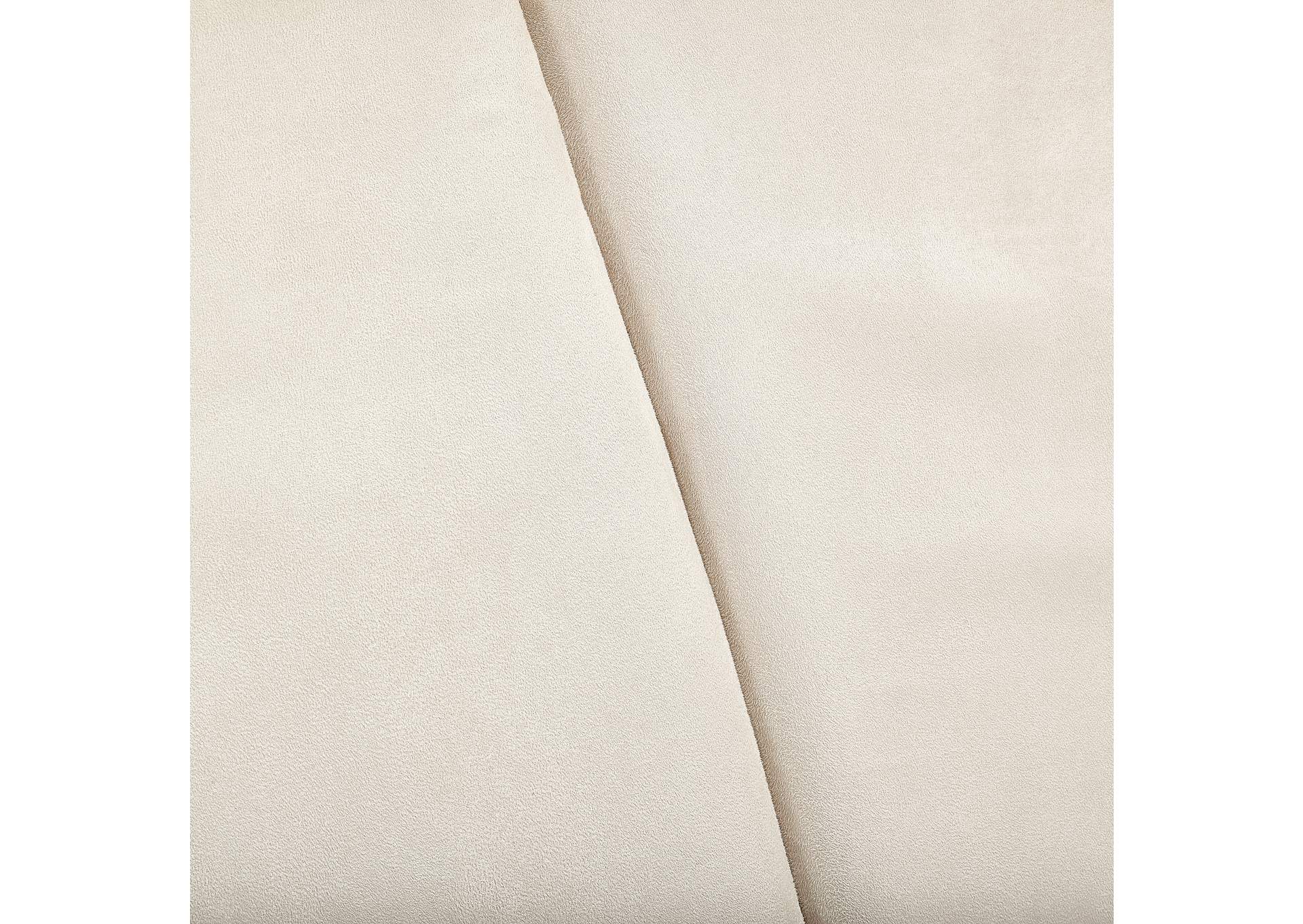 Malibu Crest Eastern King Curved Panel Bed - Chardonnay