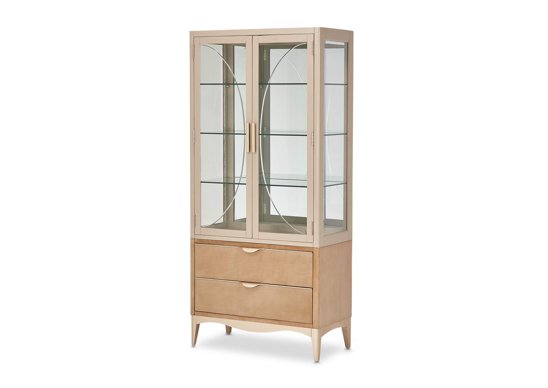 Malibu Crest Display Cabinet - Chardonnay image 3