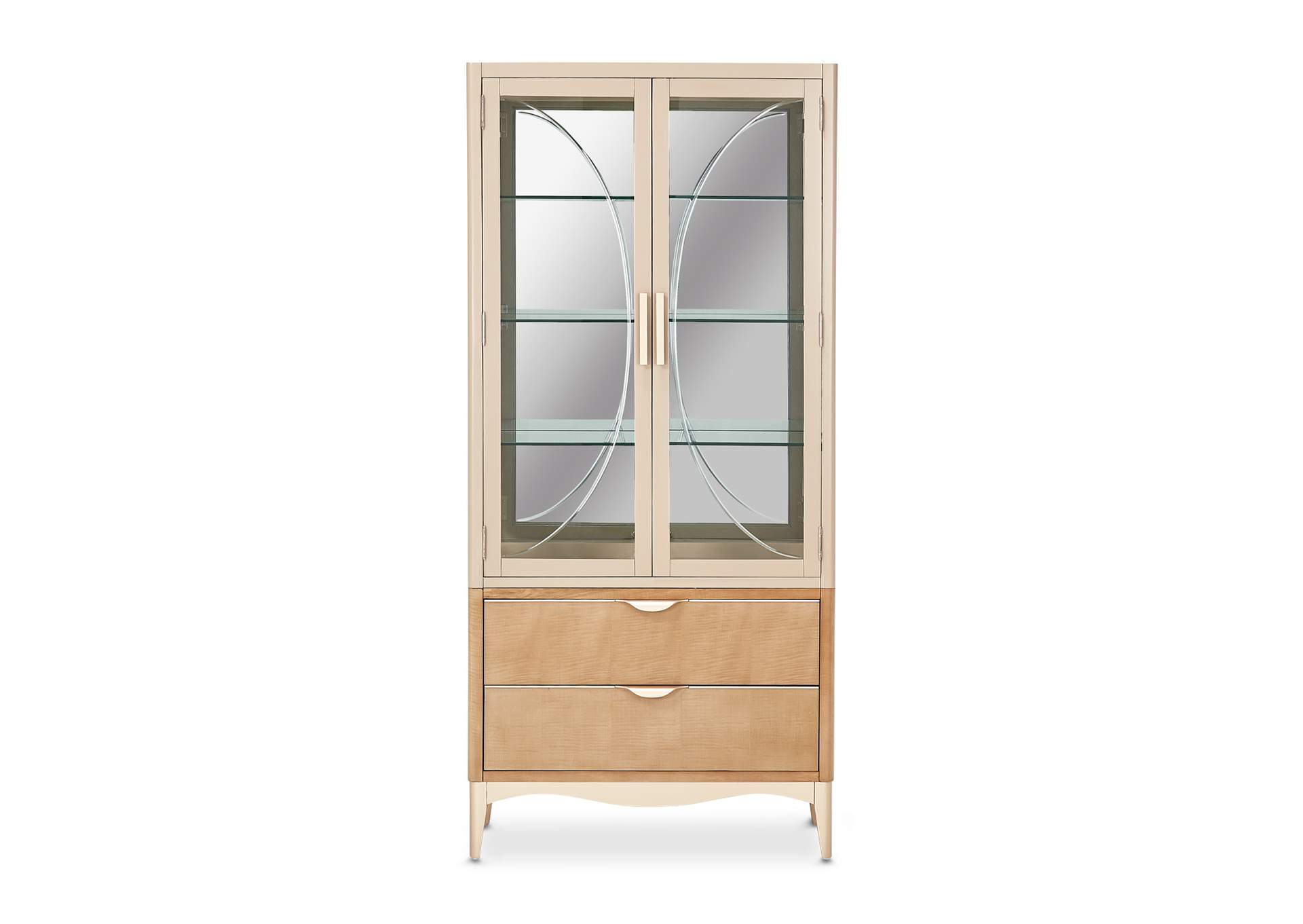 Malibu Crest Display Cabinet - Chardonnay image 4