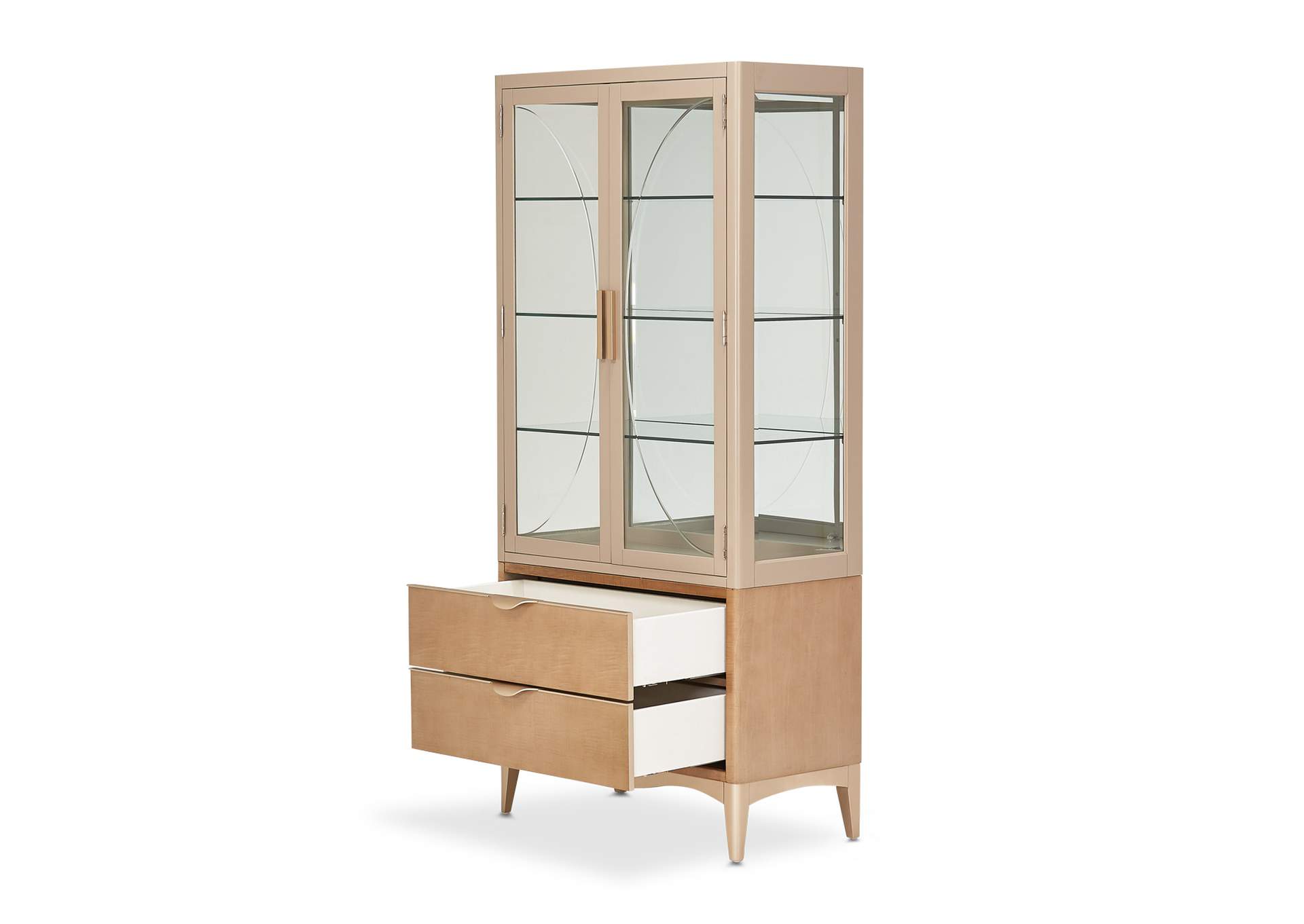 Malibu Crest Display Cabinet - Chardonnay image 9