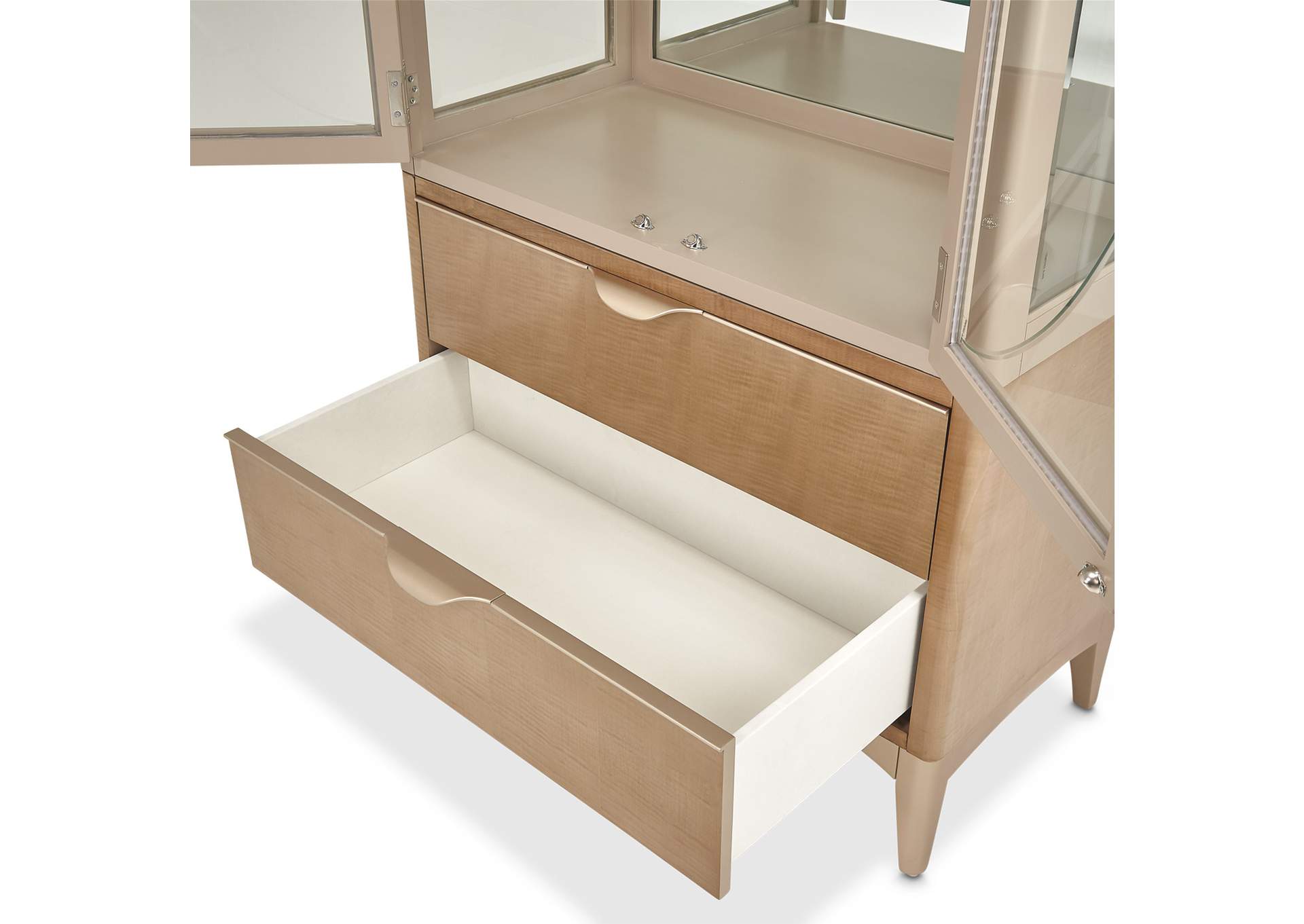 Malibu Crest Display Cabinet - Chardonnay image 14