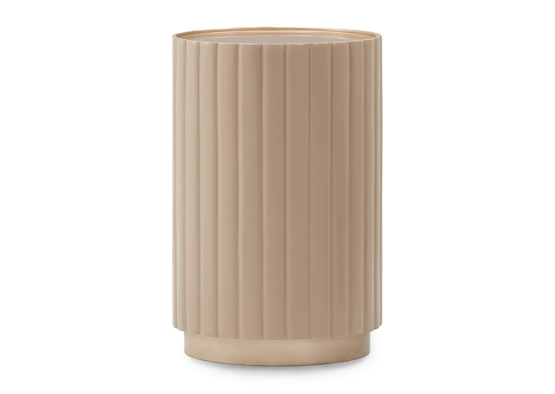 Malibu Crest Round Chairside Table - Chardonnay image 7
