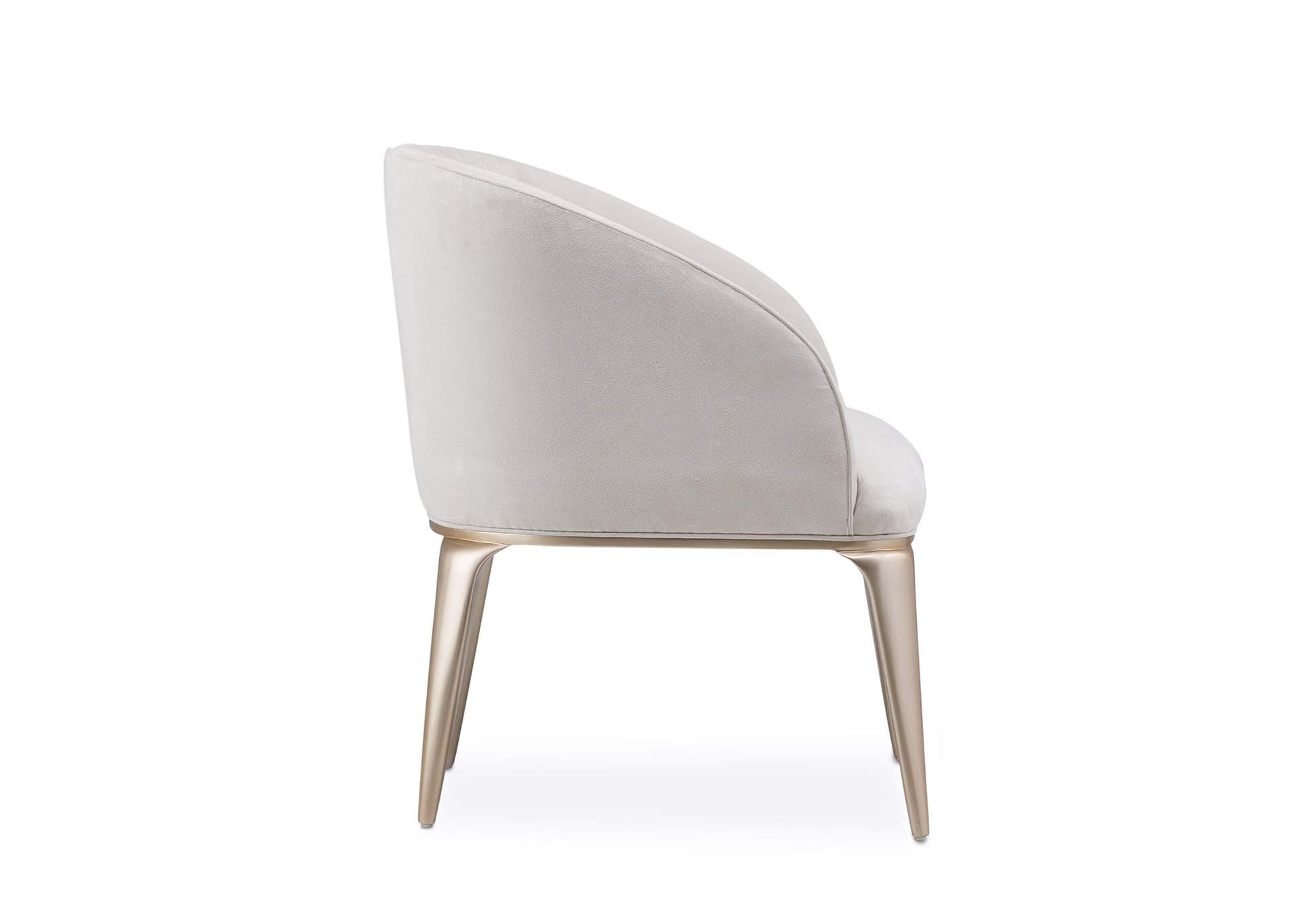 Malibu Crest Vanity Chair - Chardonnay