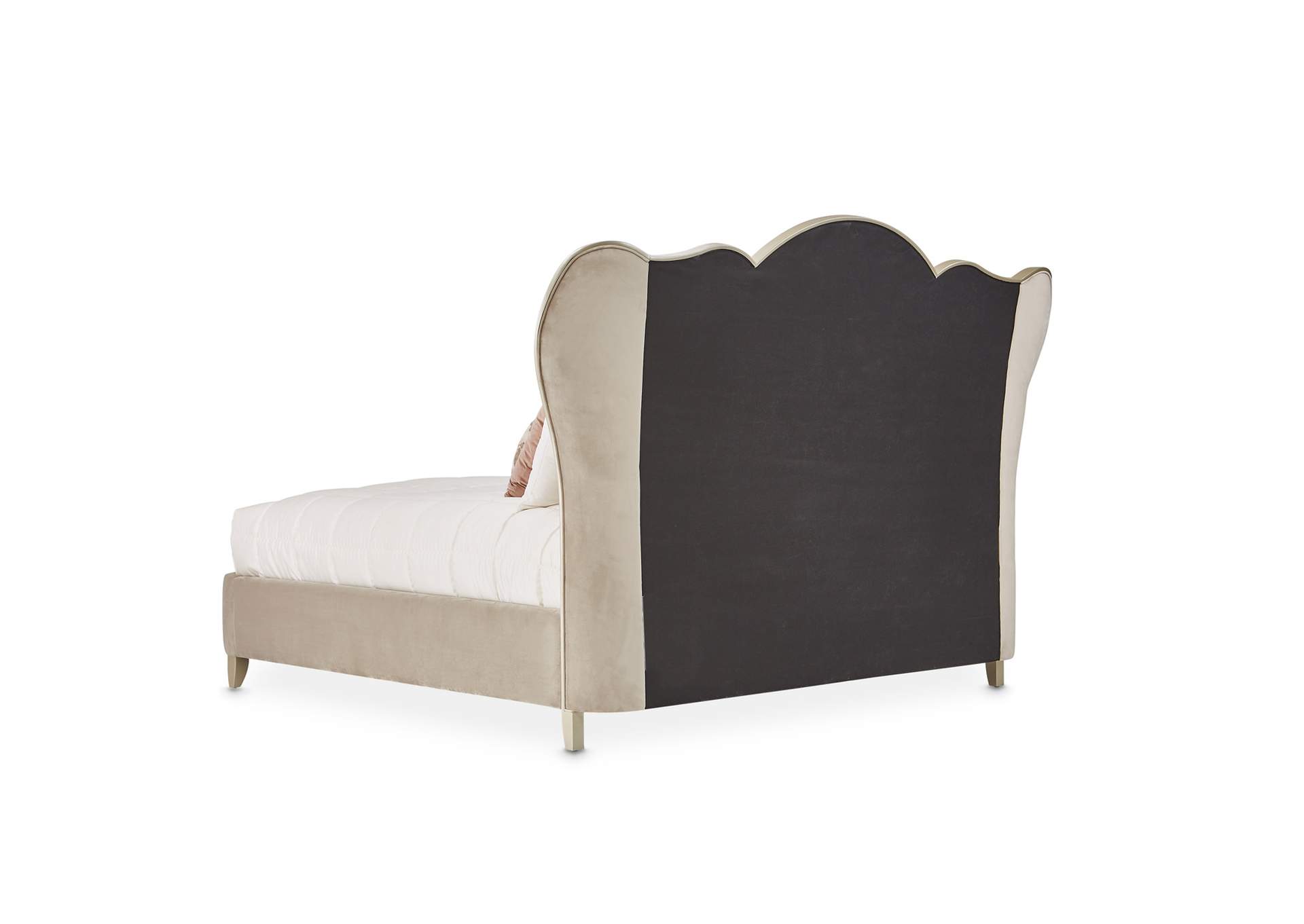 Villa cherie California King Channel Tufted Bed - Hazelnut image 6