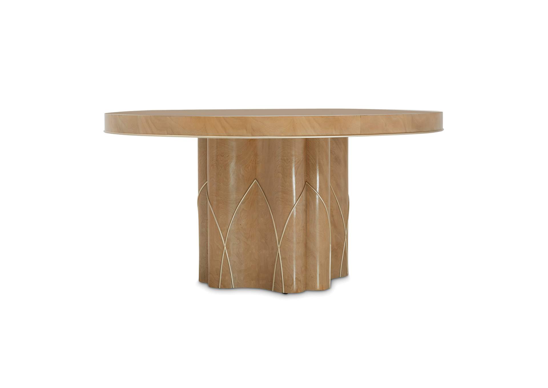 Villa Cherie Round Dining Table - Caramel image 1