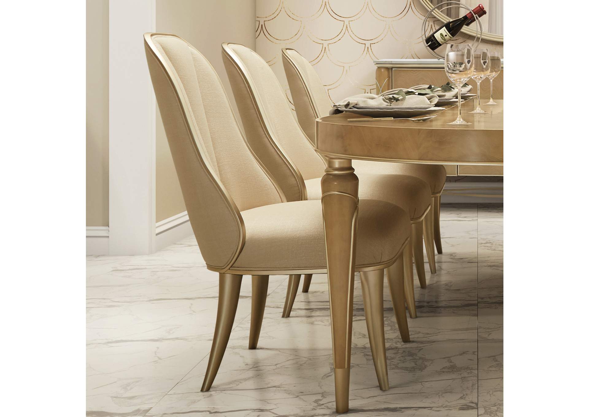 Villa Cherie Dining Side Chair - Caramel image 15
