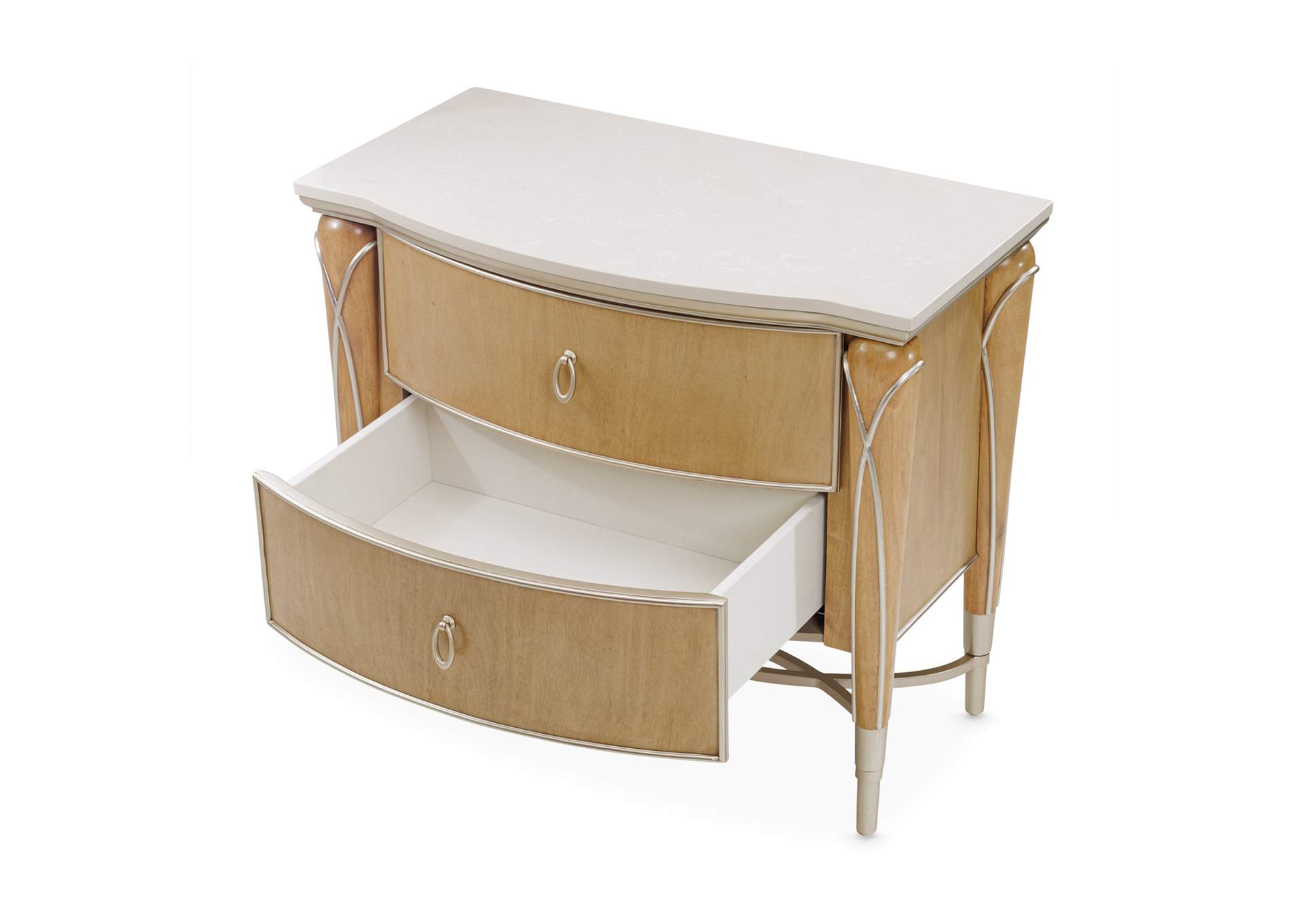 Villa Cherie Nightstand - Caramel image 8