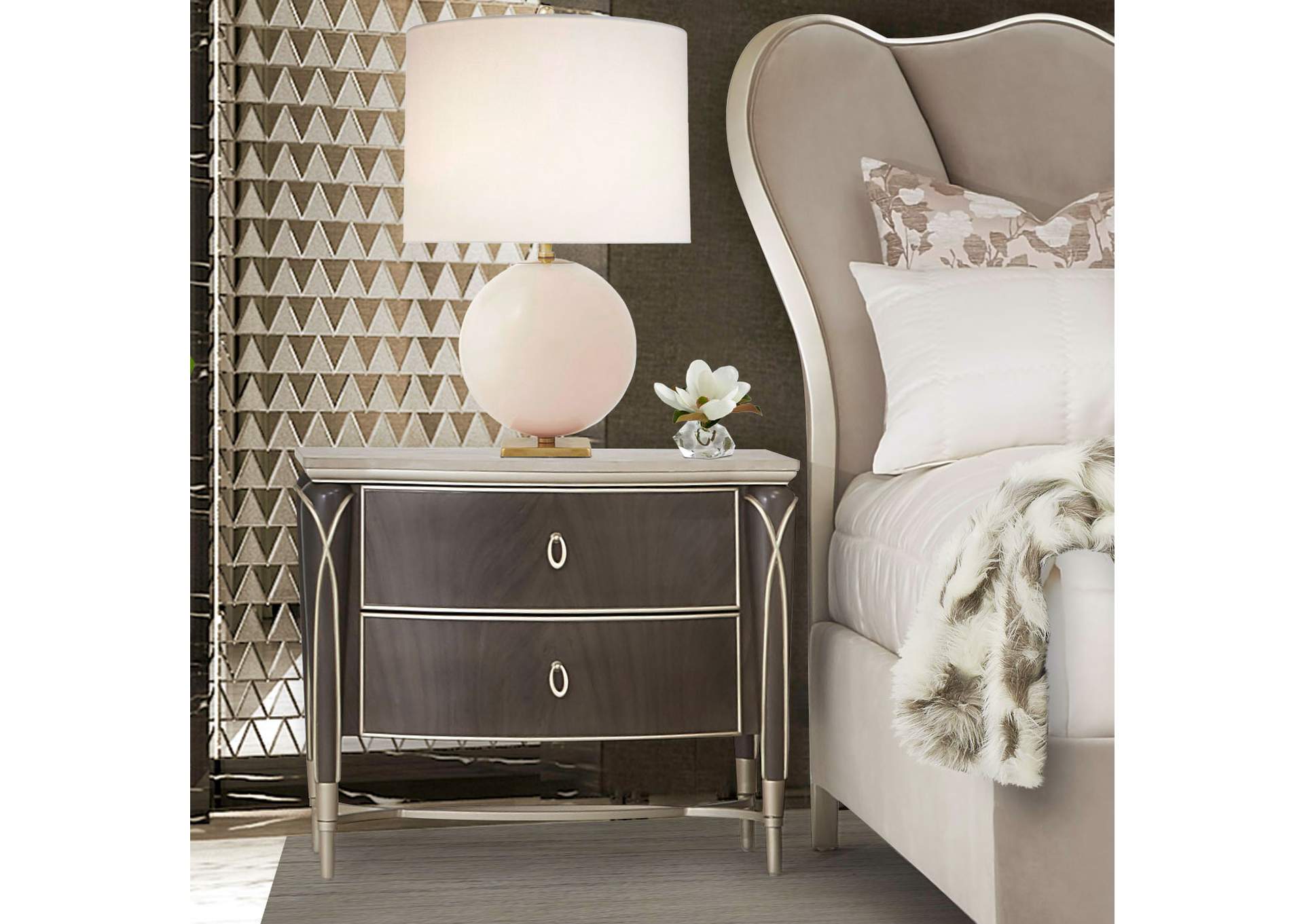 Villa cherie Nightstand - Hazelnut image 16