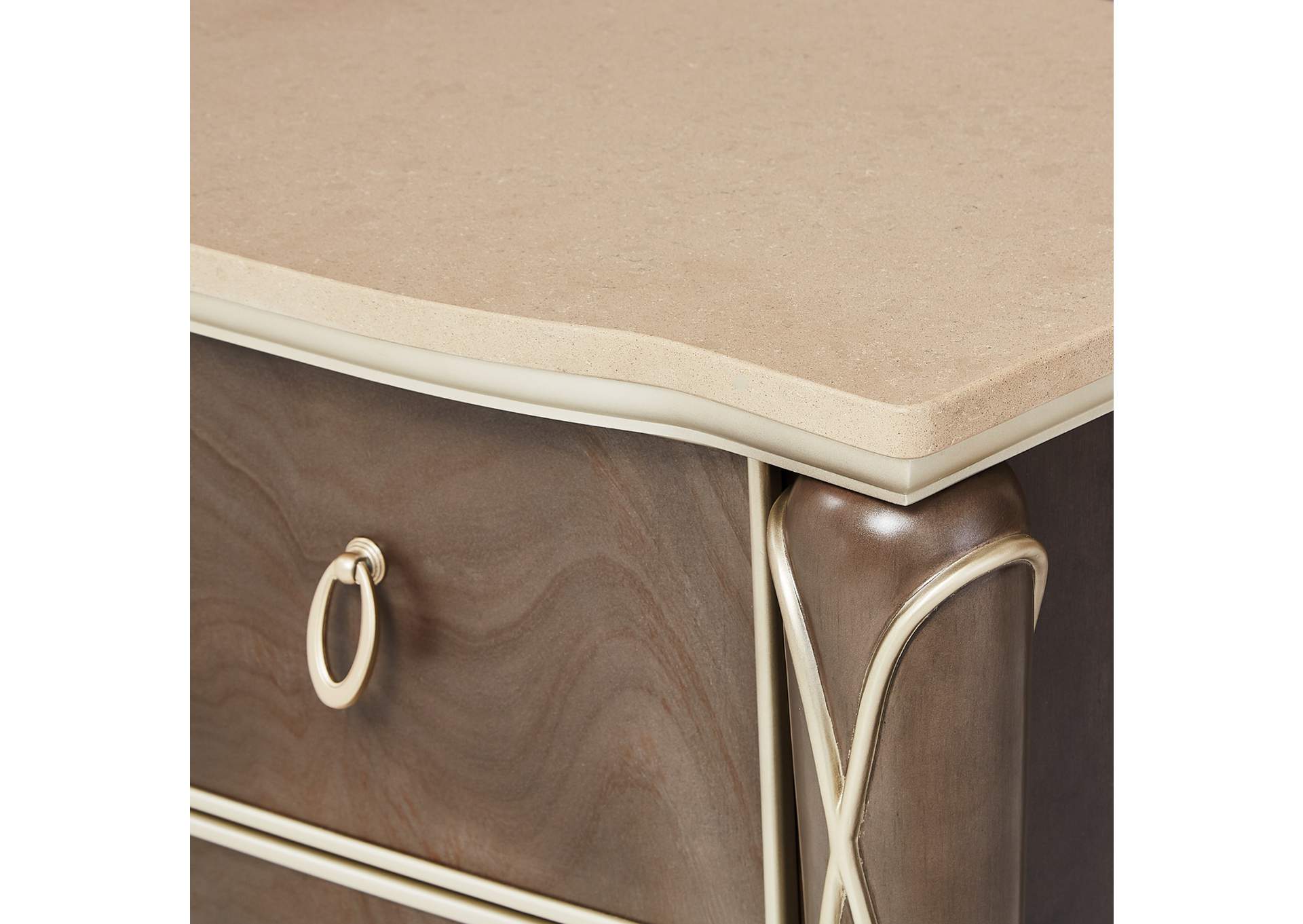 Villa cherie Dresser and Mirror - Hazelnut image 20