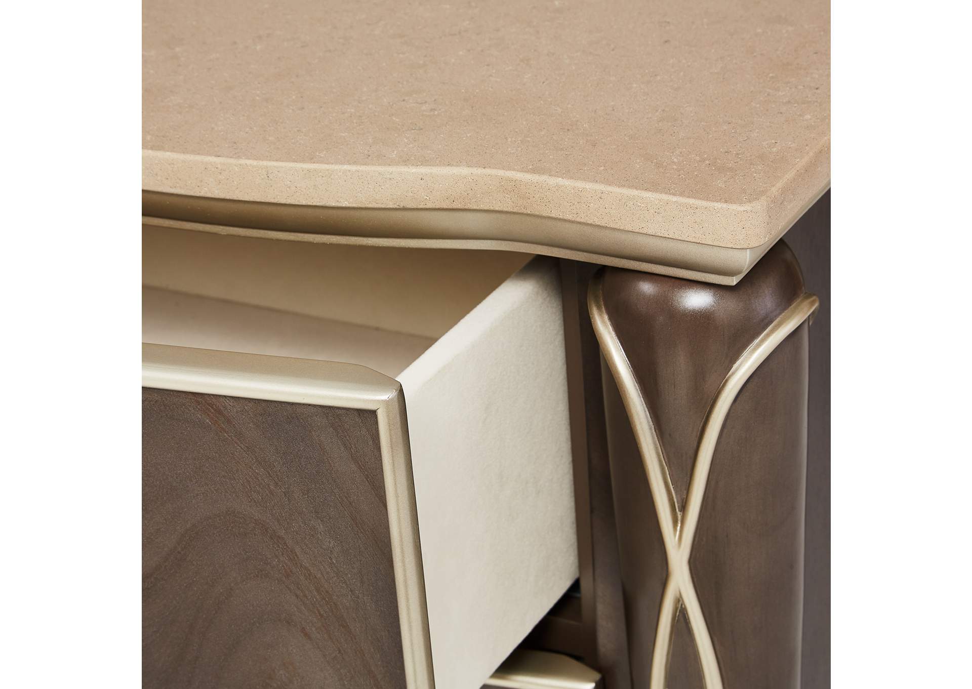 Villa cherie Dresser and Mirror - Hazelnut image 19